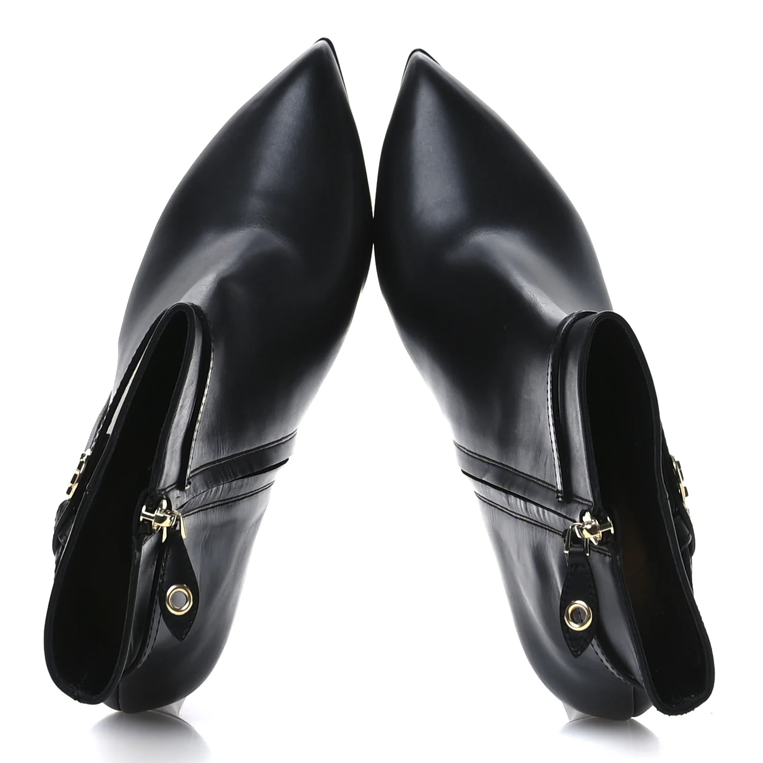 Calfskin LV Roxy Platform Ankle Boots 41 Black