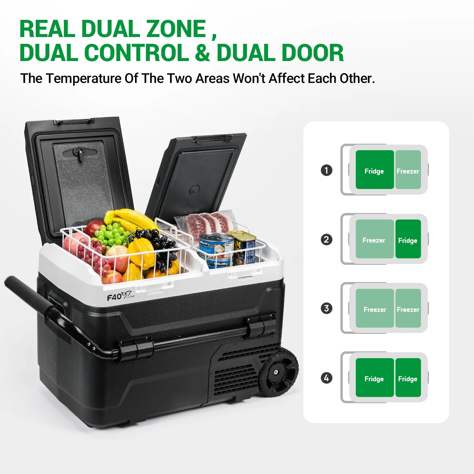 Sell on Amazon: 45 Quart(43L) Portable Car Refrigerator(Temperature adjustable -4℉~68℉) US&CA