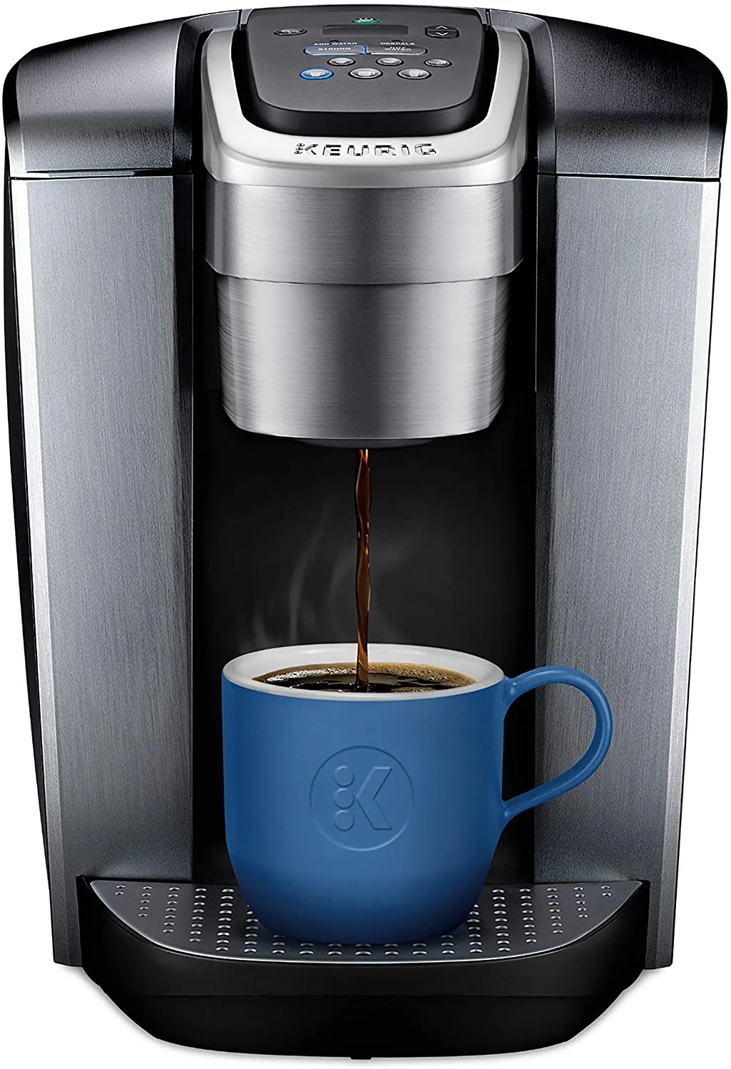 Keurig K - Elite Coffee Maker, Single Serve K - Cup Pod Coffee Brewer, with Iced Coffee Capability & 3 - Month Brewer Maintenance Kit Includes Descaling Solution, Water Filter Cartridges & Rinse Pods