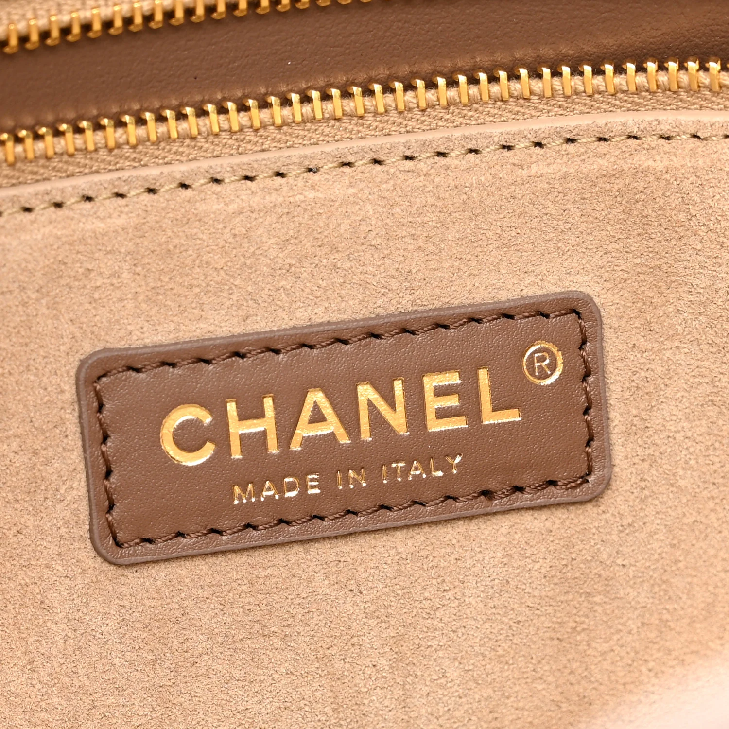 Calfskin Archetype Small Shopping Tote Light Brown