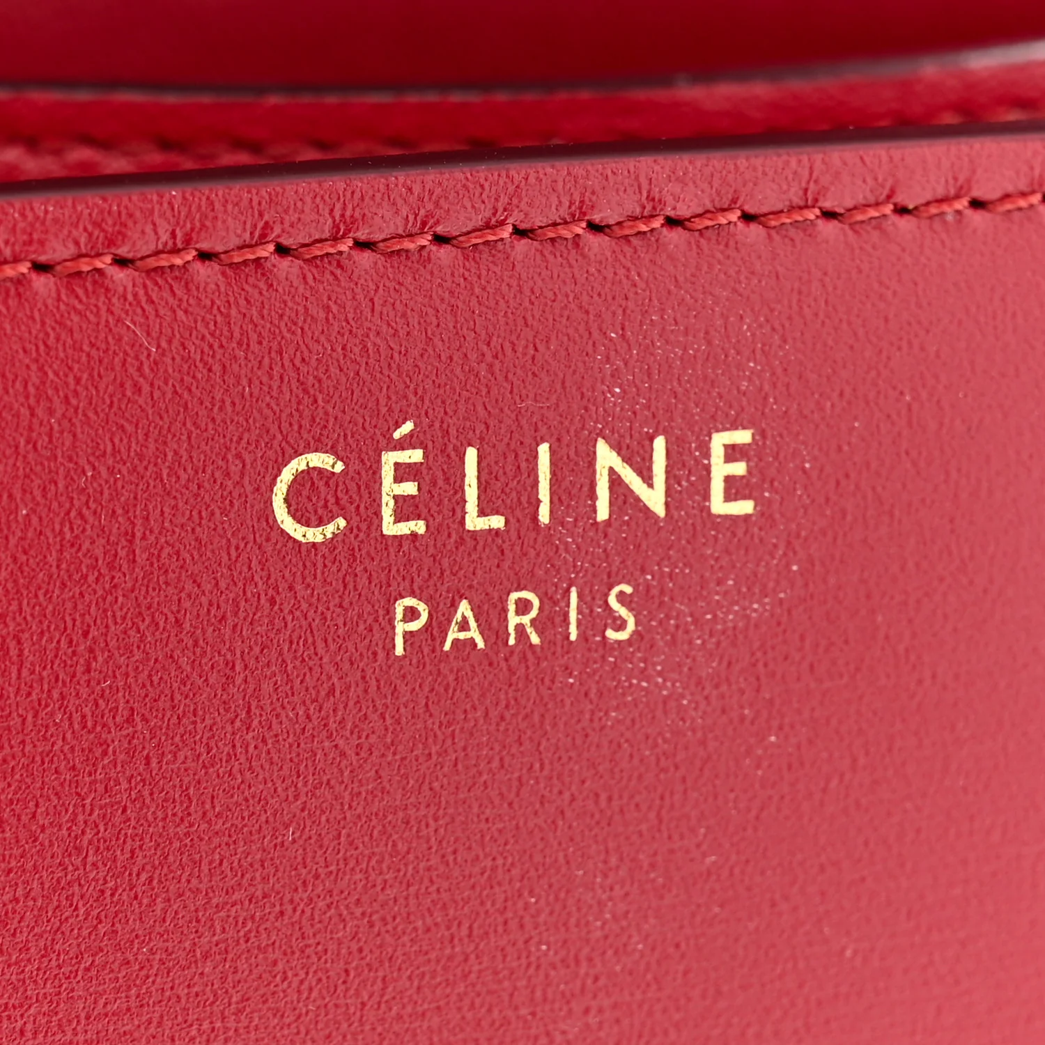 Box Calfskin Small Classic Box Flap Bag Red