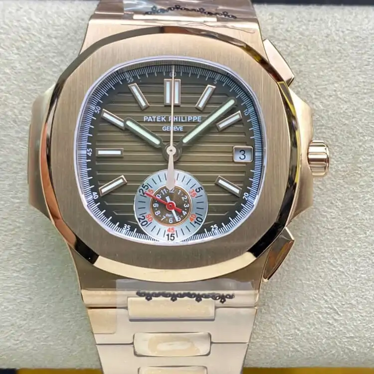 Patek Philippe Nautilus 5980-1R 3K Factory Gold Case