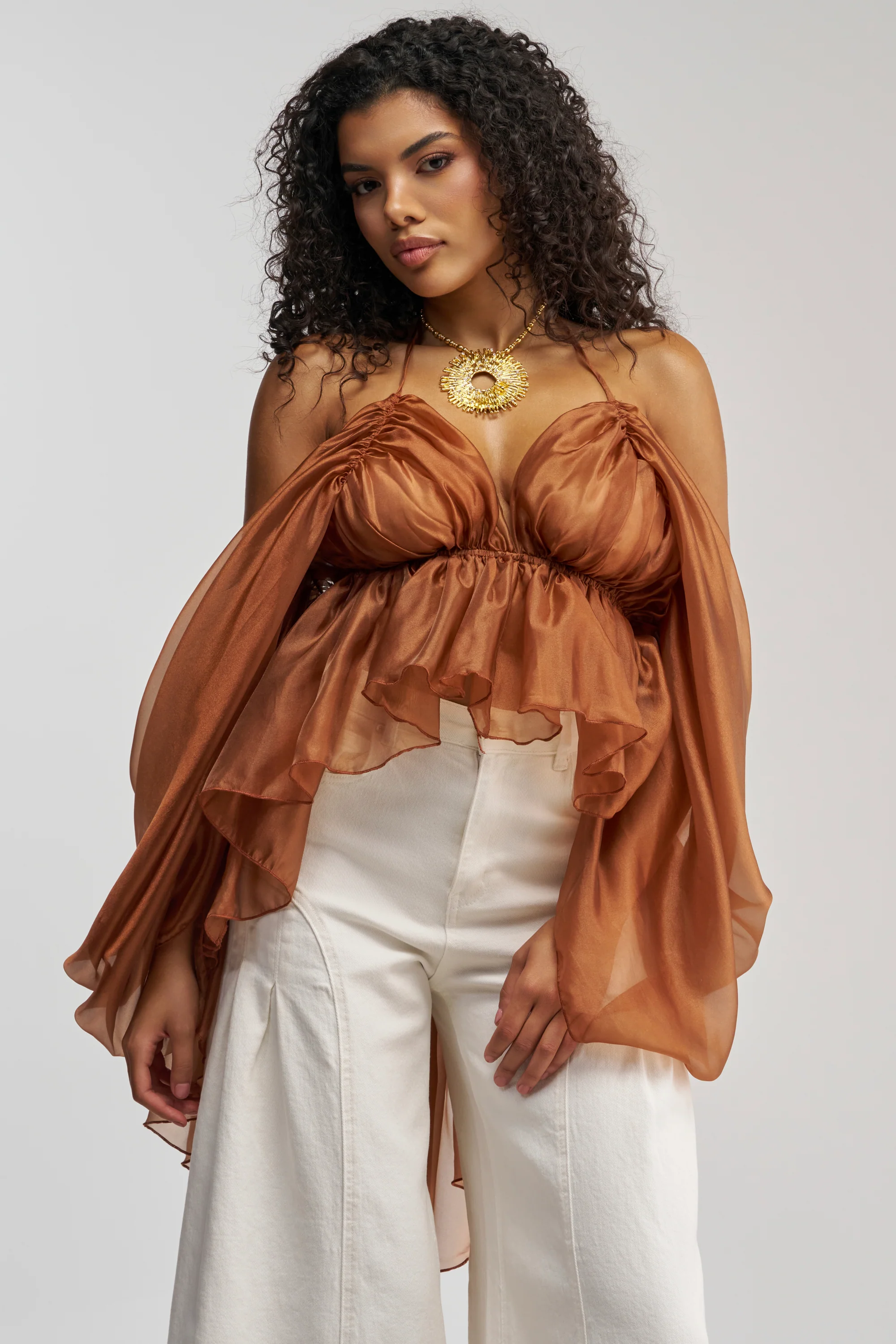 FLY WITH ME CHIFFON BLOUSE - Akira Store