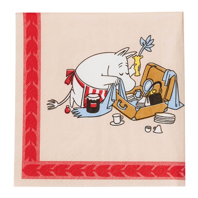Mummi serviett 33x33 cm 20 stk Ferieklar