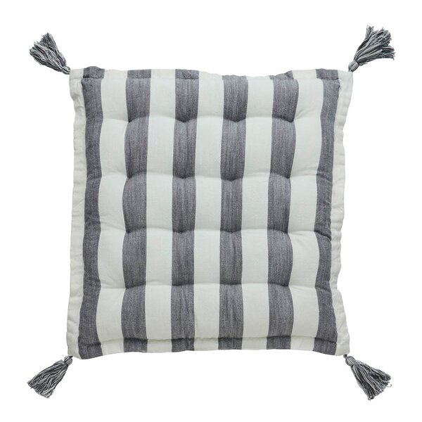 Felima sittepute 45x45 cm hvit/mørk grå