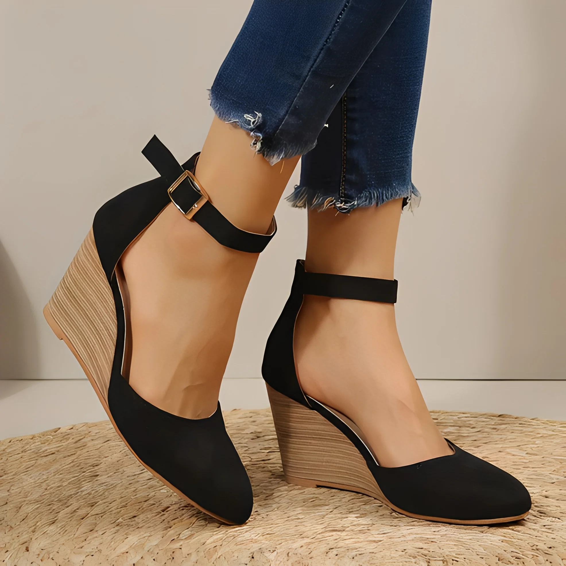 Sandales à bout pointu pour femmes Chaussures d'été élégantes et modernes