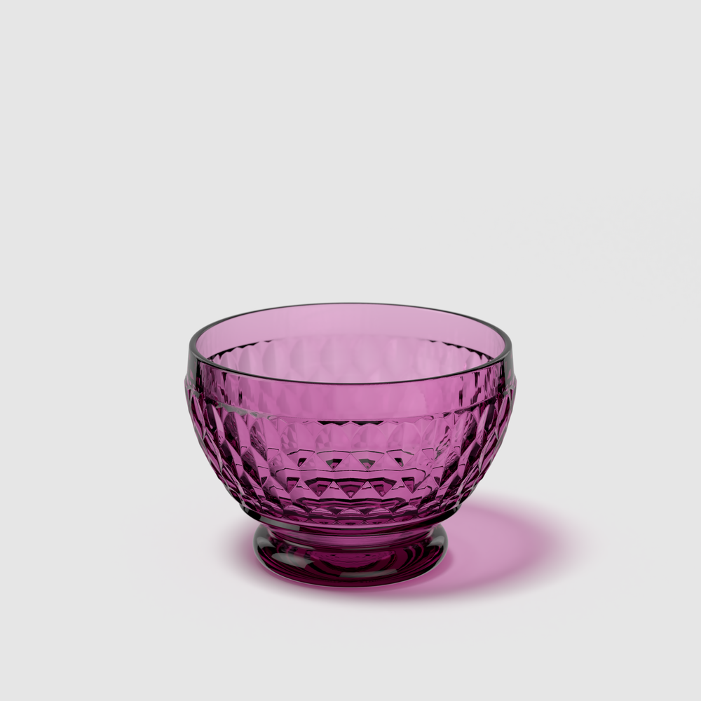 Boston Appetizer/ Dessert Bowl - Purple, 8.5 oz, crystal glass