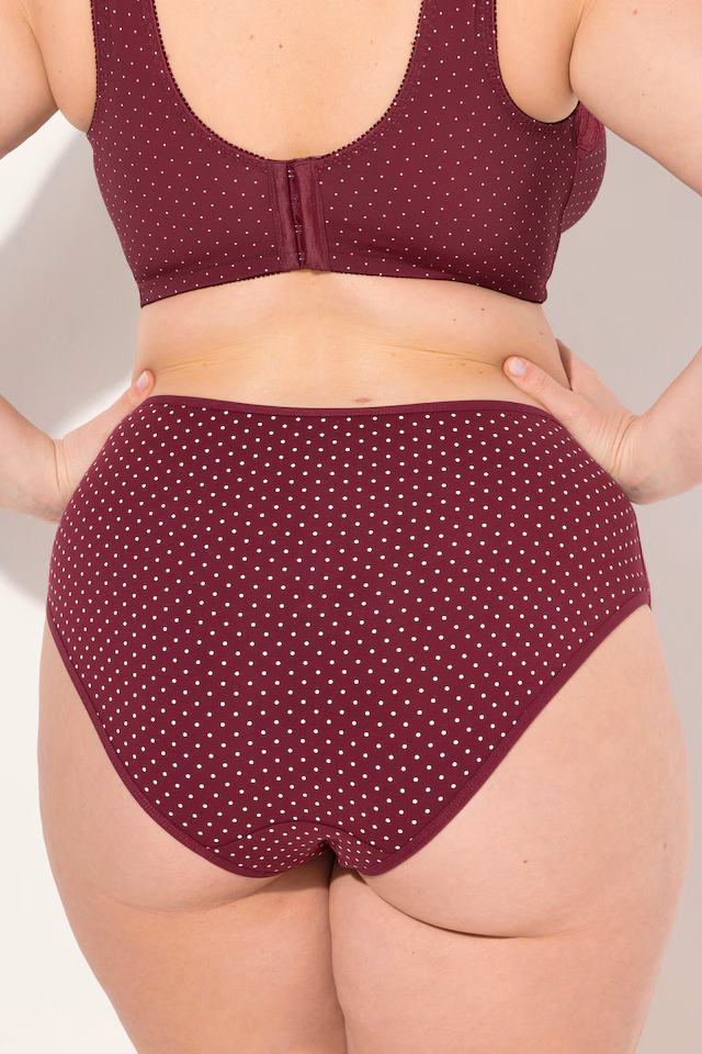 5 Pack Midi Brief- Polka Dot
