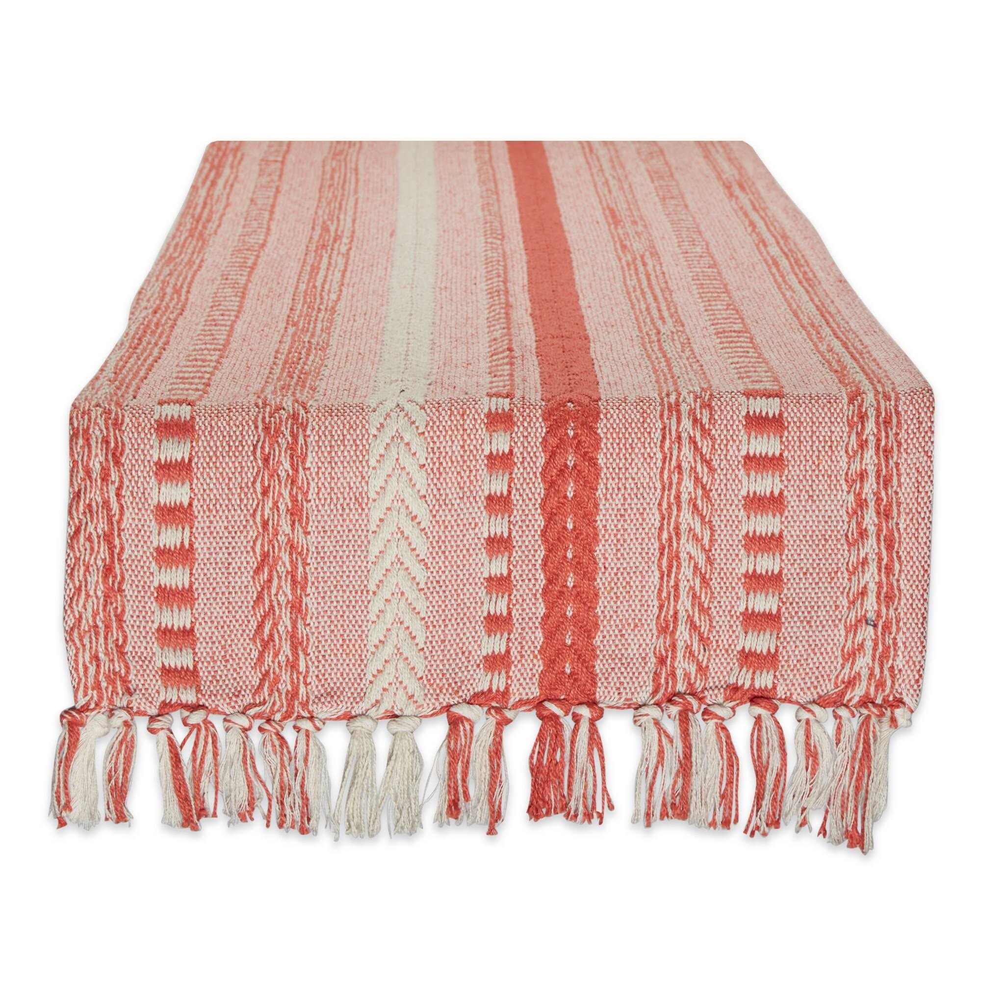 DII Spice Braided Stripe Table Runner 15X72