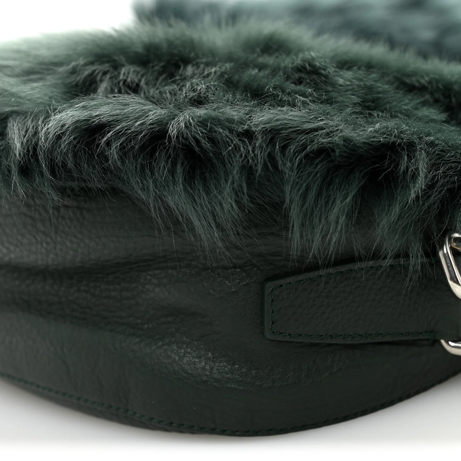 Shearling Small Knight Crossbody Bag Vine
