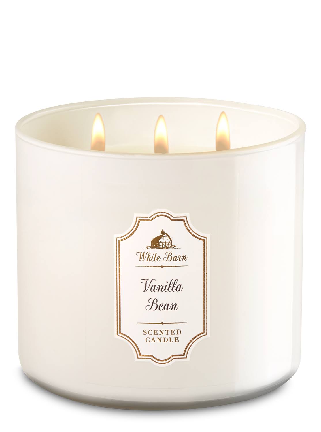 Bath & Body Works White Barn Vanilla Bean 3-Wick Scented Candle 14.5 oz