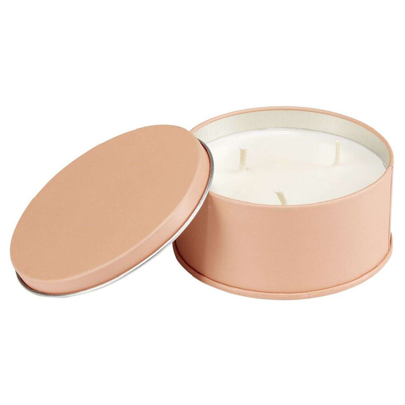 Bougie citronnelle soja et beurre de ghee boîte métal refermable 18H