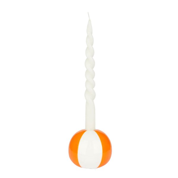 Floats lysestake 8 cm Beachball oransje