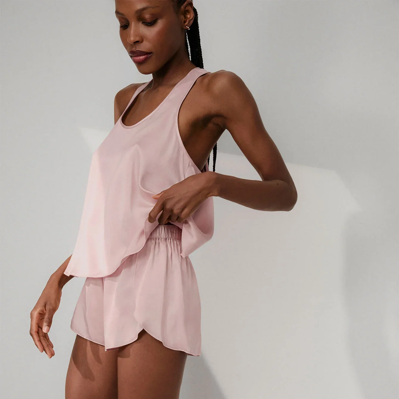 Washable Silk Tulip Back Set