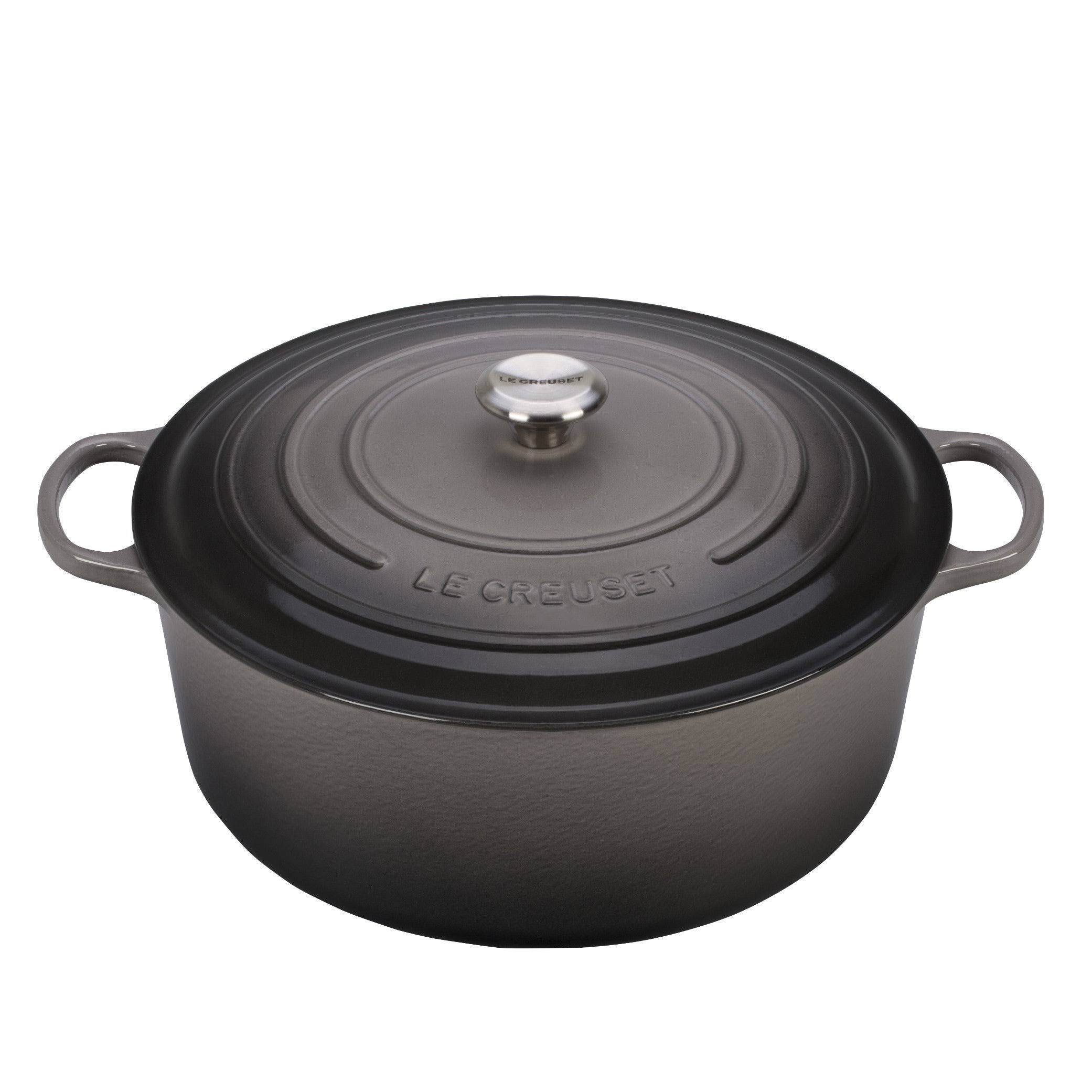Le Creuset Oyster Signature 7.25-Qt. Round Dutch Oven