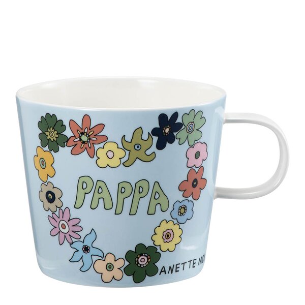 Anette Moi krus 27 cl pappa blå