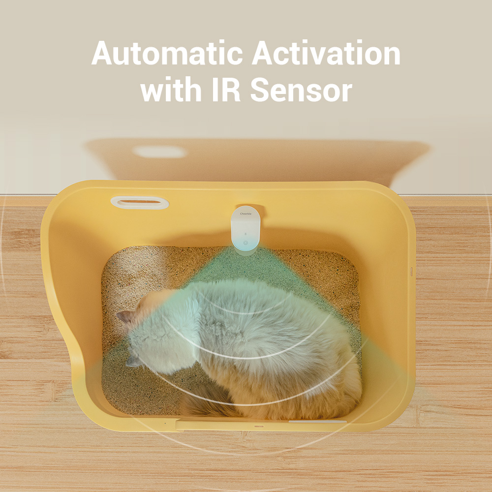 Indoor Rechargeable Smart Odour Remover Private Electric Air Deodorant for Cats Pets Cat Litter