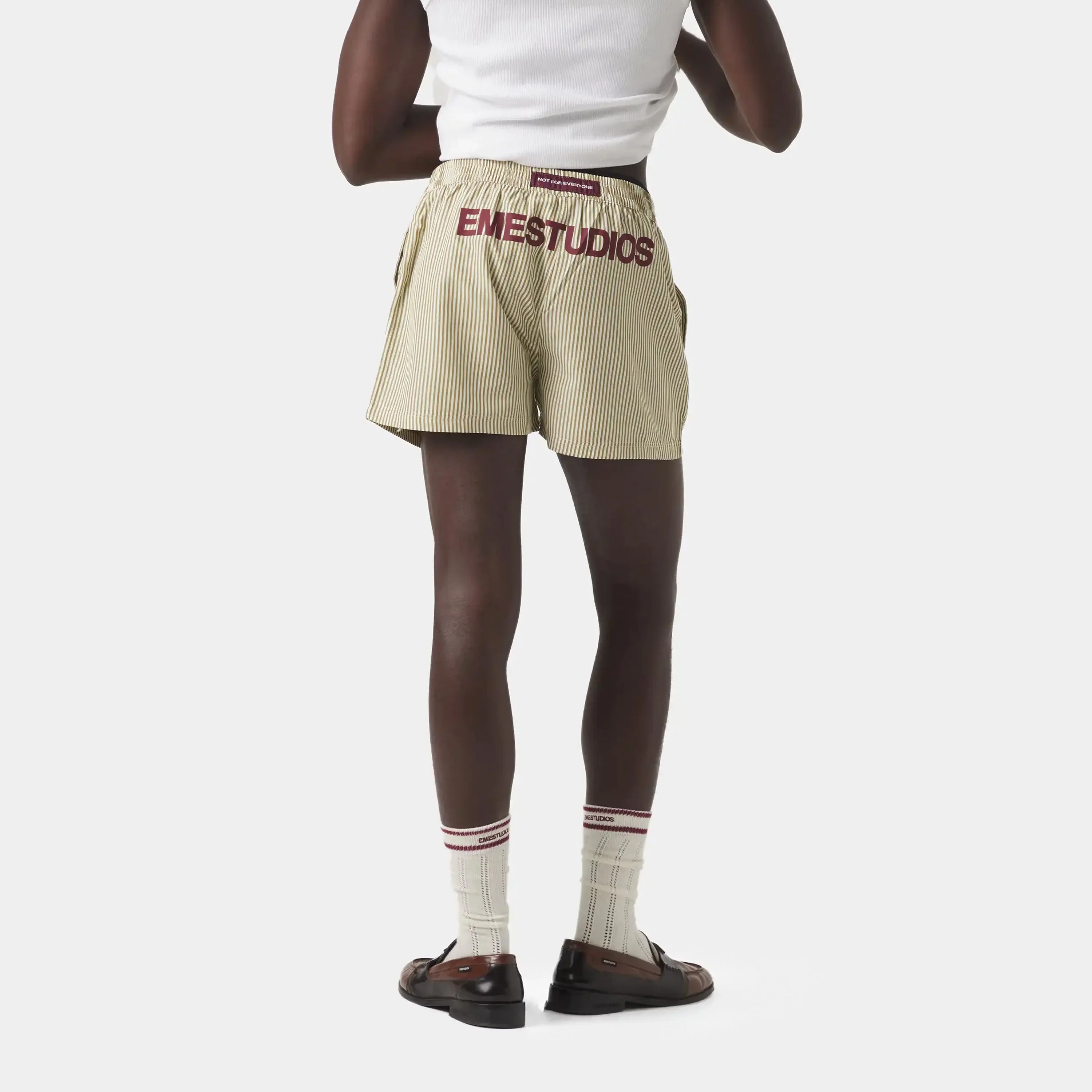 Lucky Striped Burgundy Boxers