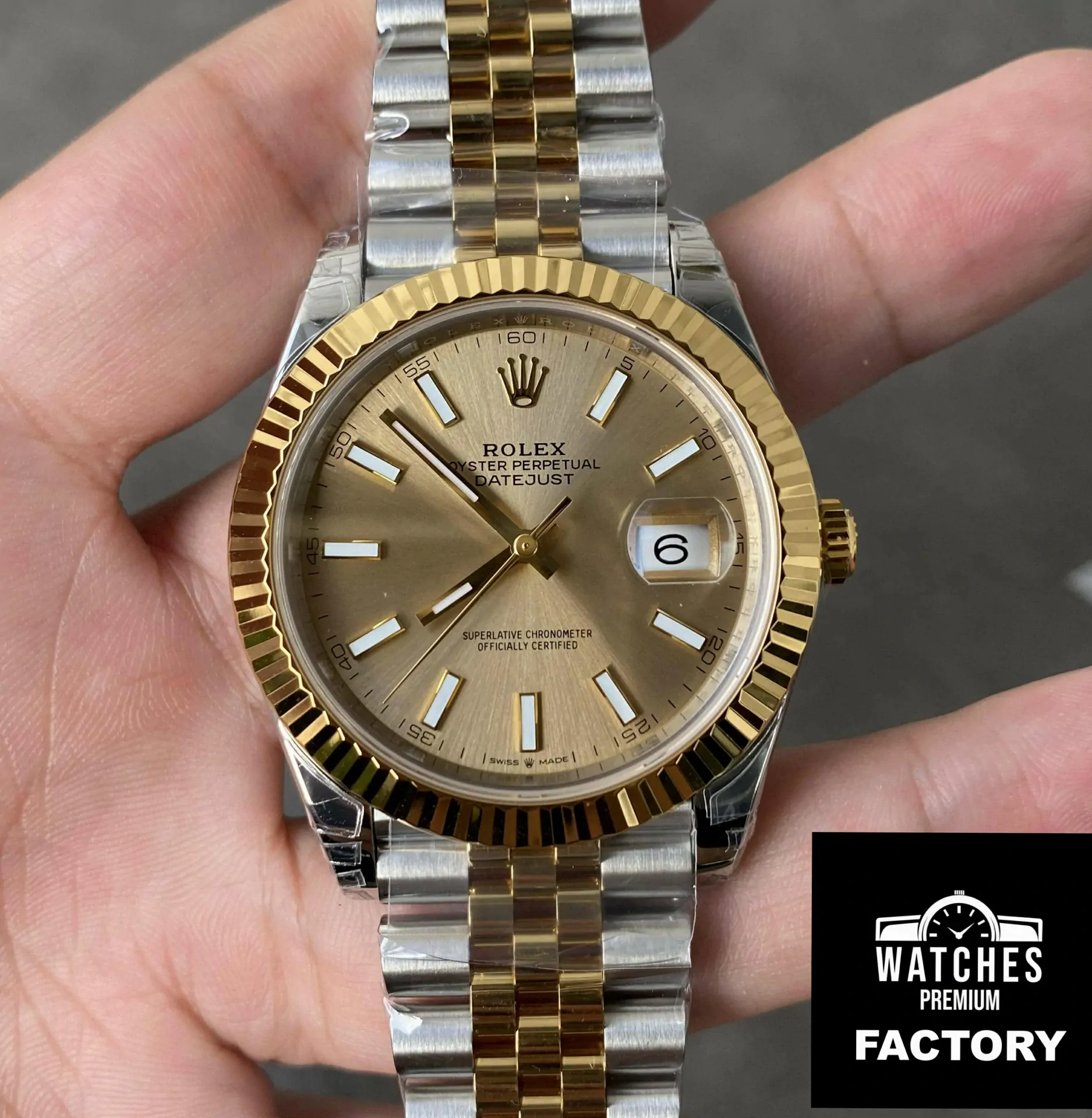 Rolex Datejust M126333-0010 41MM VS Factory Gold Dial