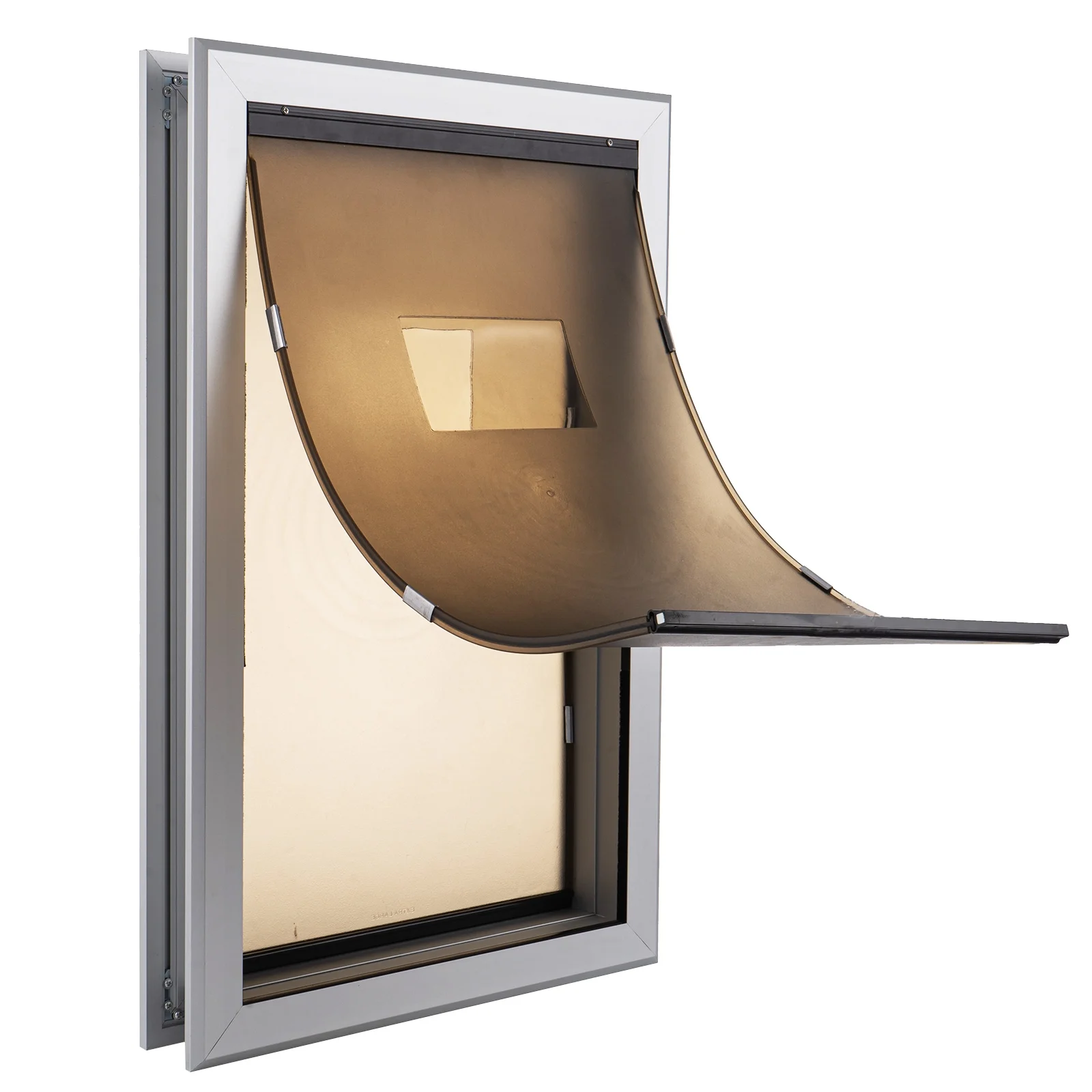 Large Dog Door Aluminum Dog Doors W/Extra-Large Flap 17.5" W x 27.7" H Doggie Doors for Large Dog Up to 220lbs - Image 7