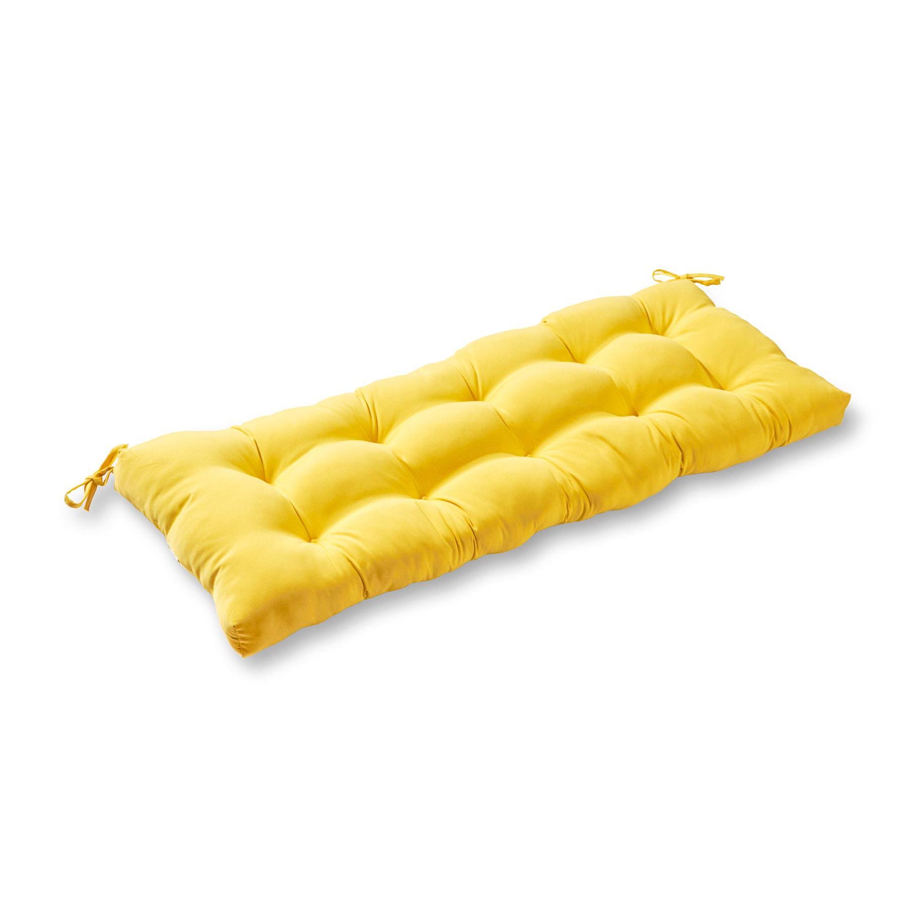 Greendale Home Fashions 44 in. Outdoor Swing/Bench Cushion Sunbeam