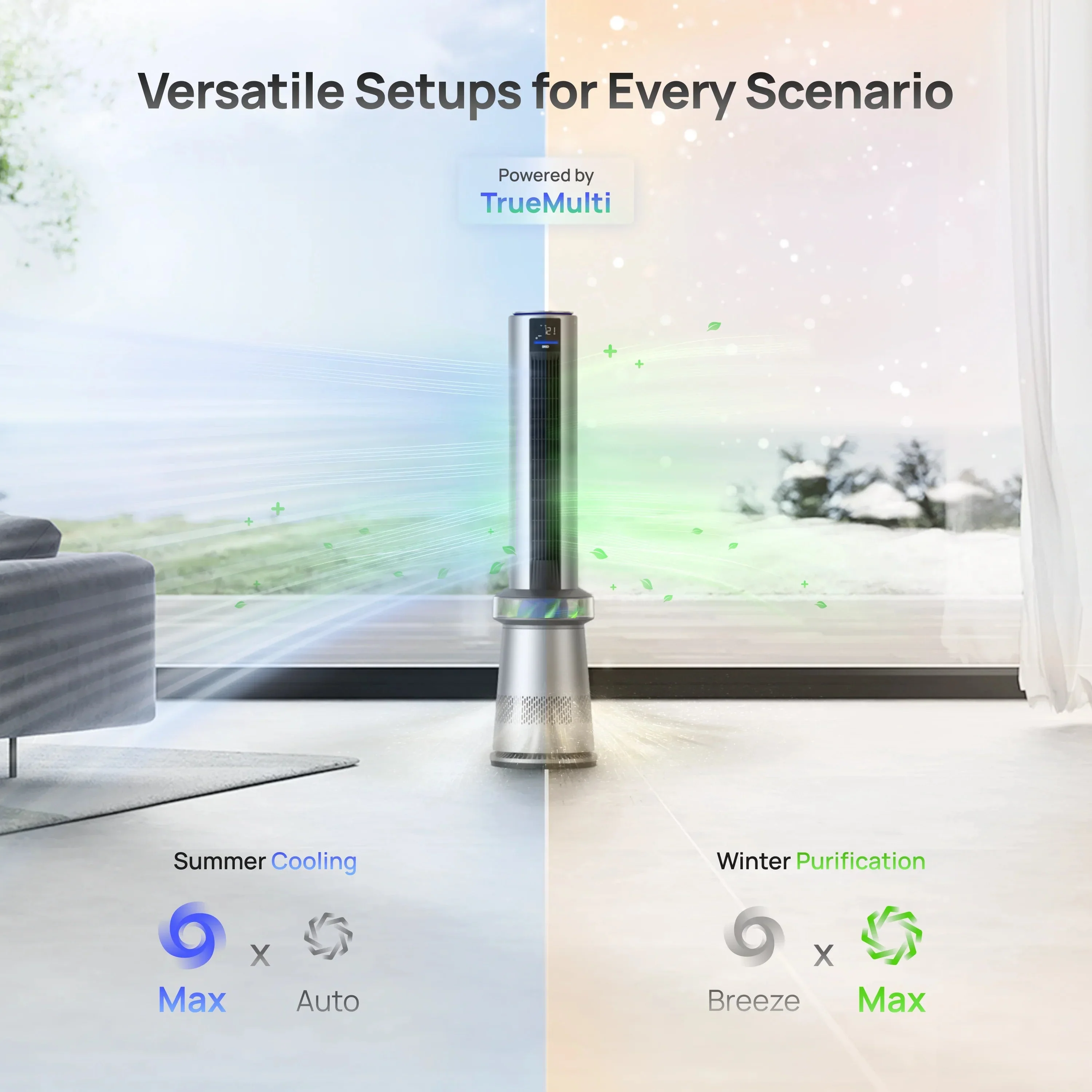 Air Purifier Tower Fan 710S