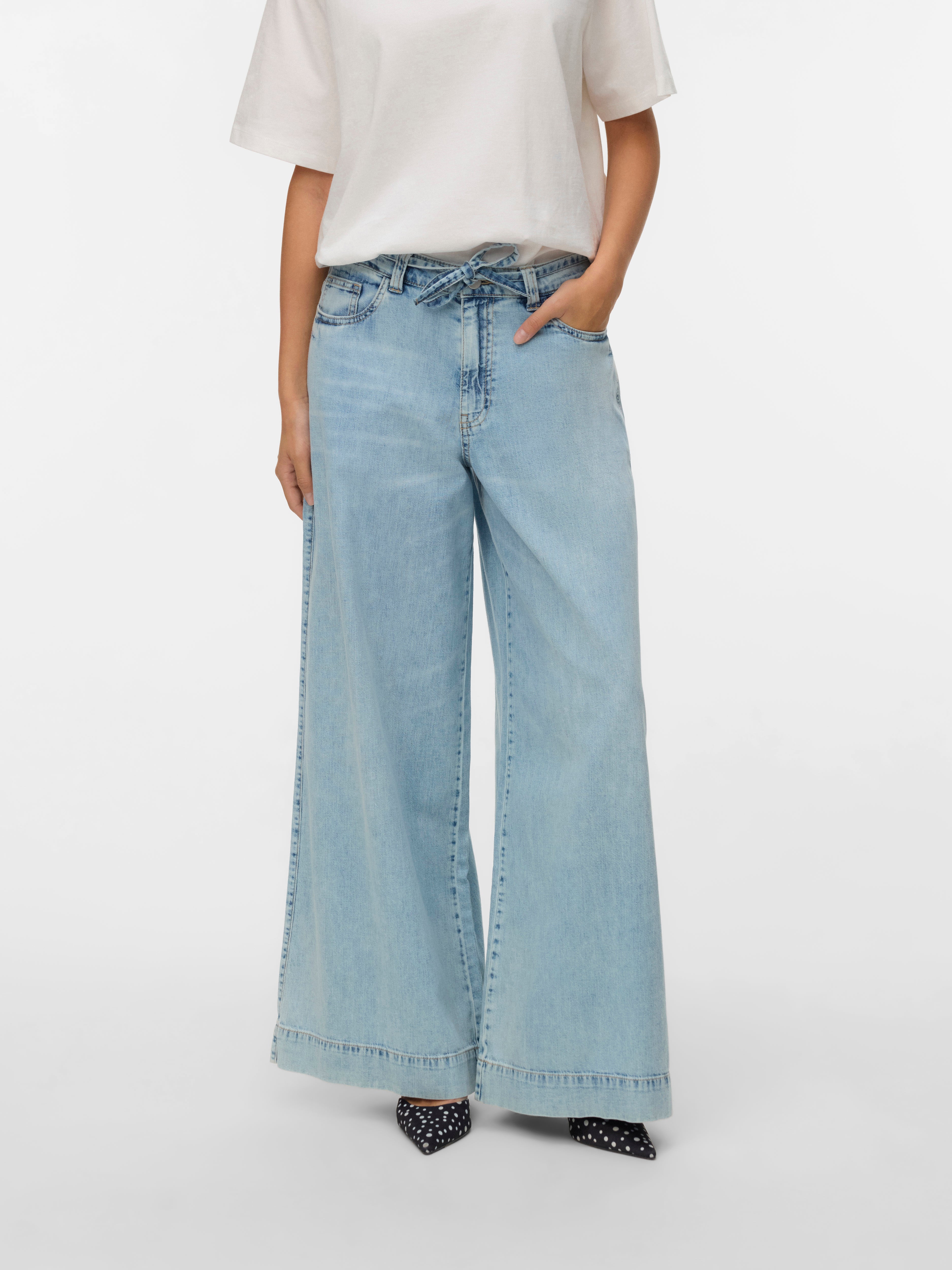 VERO MODA® VMAISA Mid rise Wide Leg Fit Jeans
