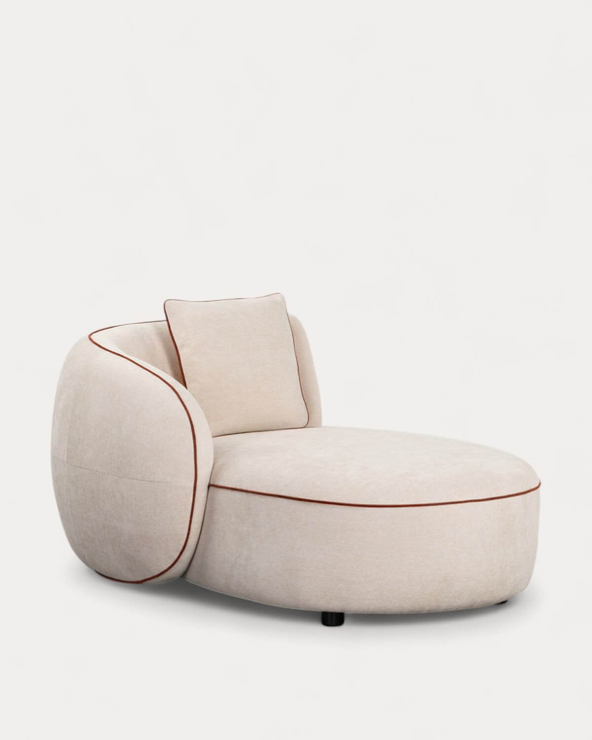 Ilham - Módulo Chaise Longue Izquierdo de Tela para Sofá Ilham