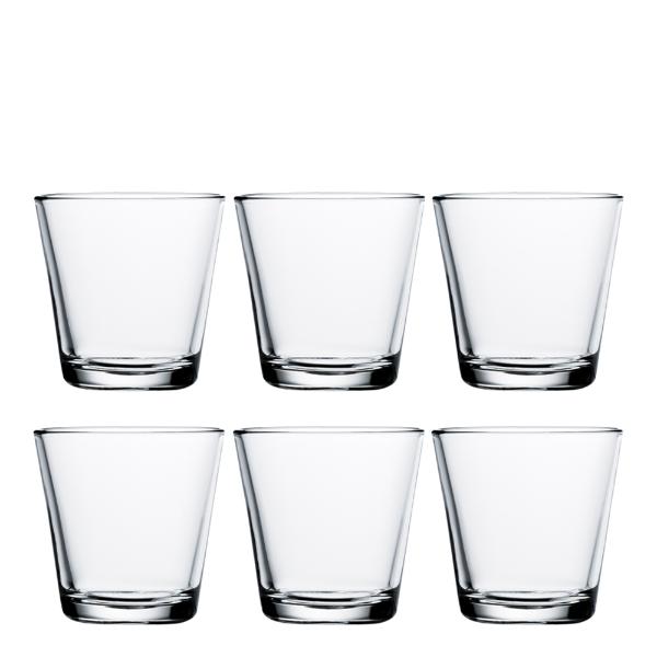 Kartio glass 21 cl 6 stk klar