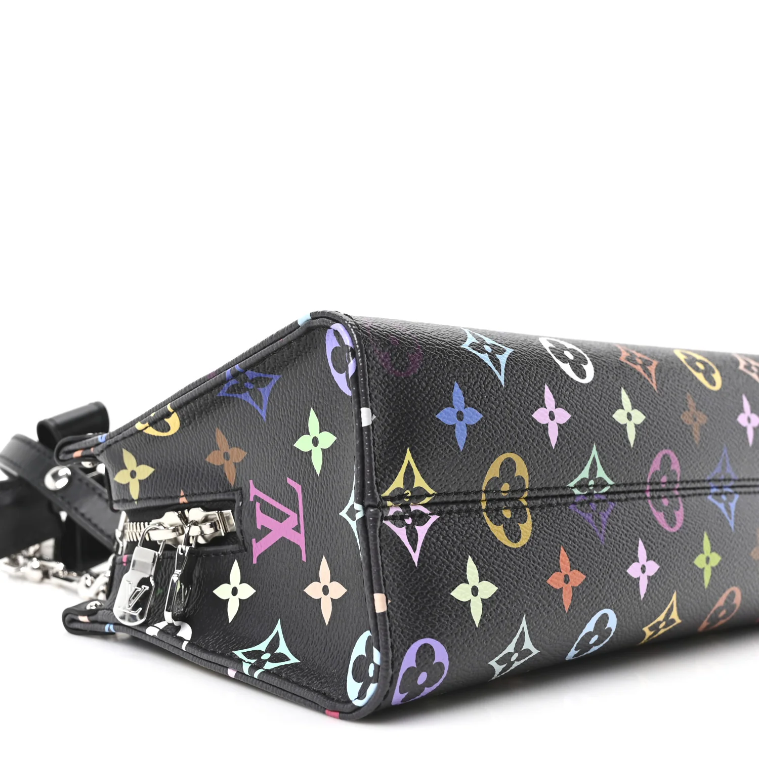 LV X TM Monogram Multicolor OnTheGo East West Black