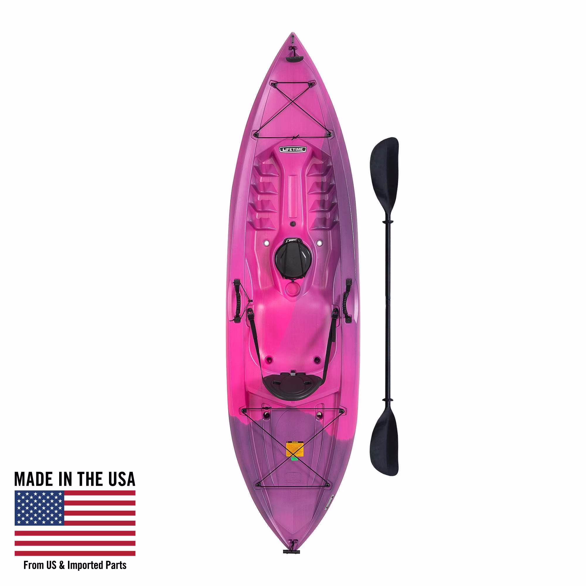 Lifetime Tamarack 10 Ft. Sit - on - Top Kayak, Fire Red (90486)