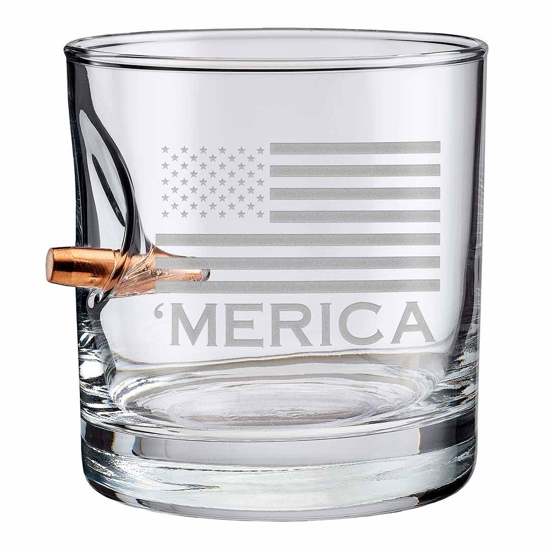 BenShot Merica 11oz Rocks Glass