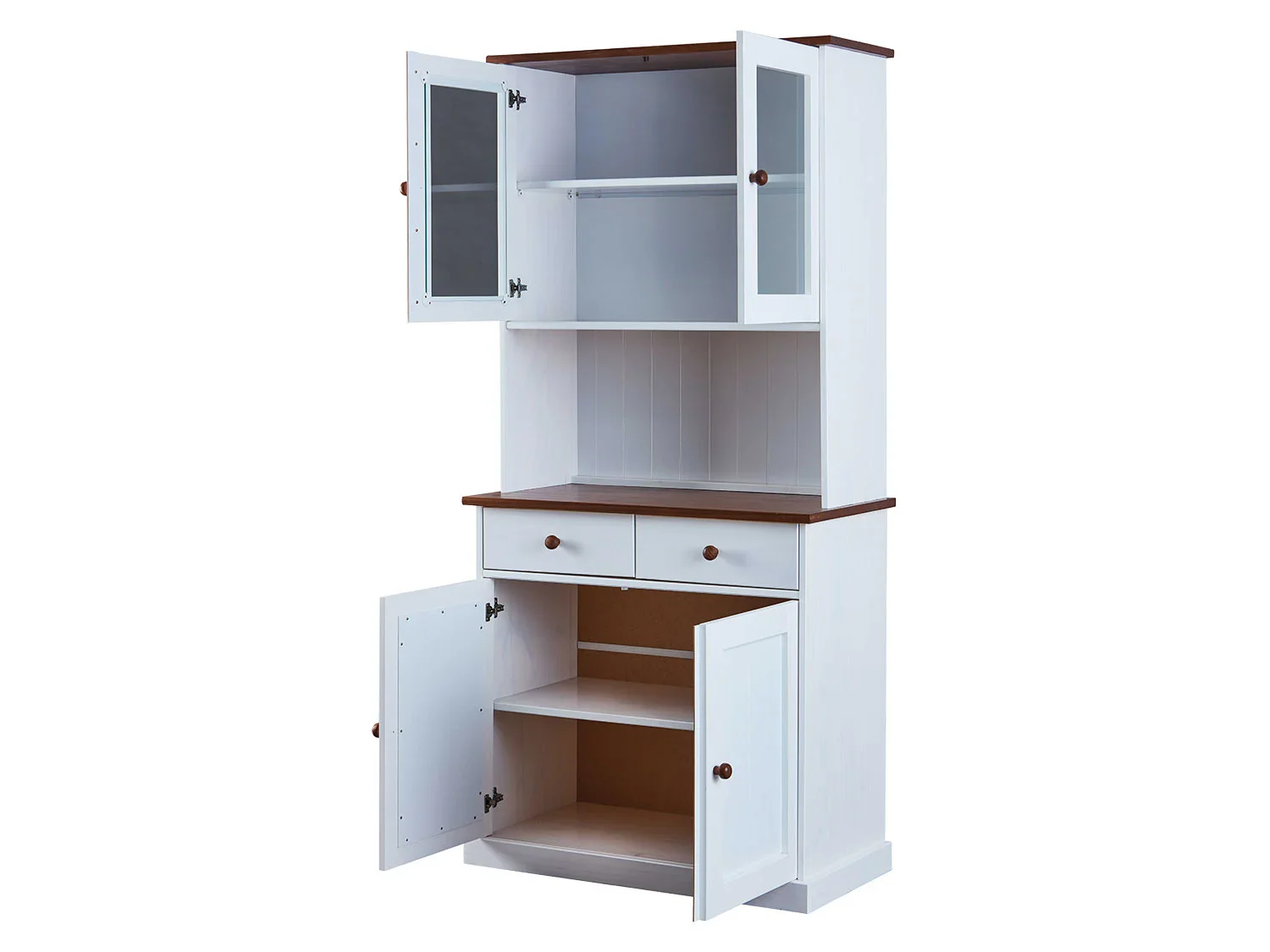 Inter Link Commode haut de gamme style campagnard, bois de pin