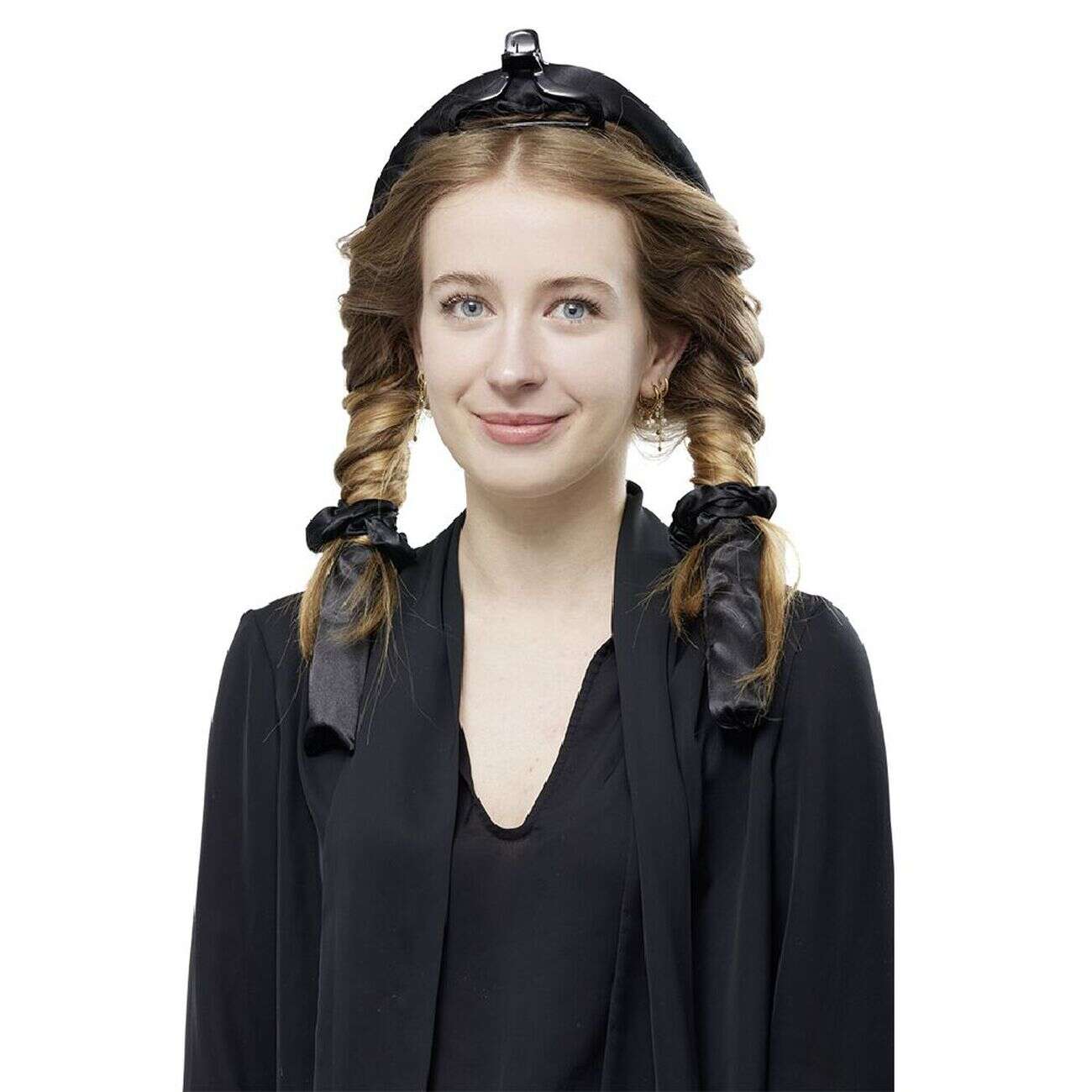 Boucleur sans chaleur bigoudi satin rose