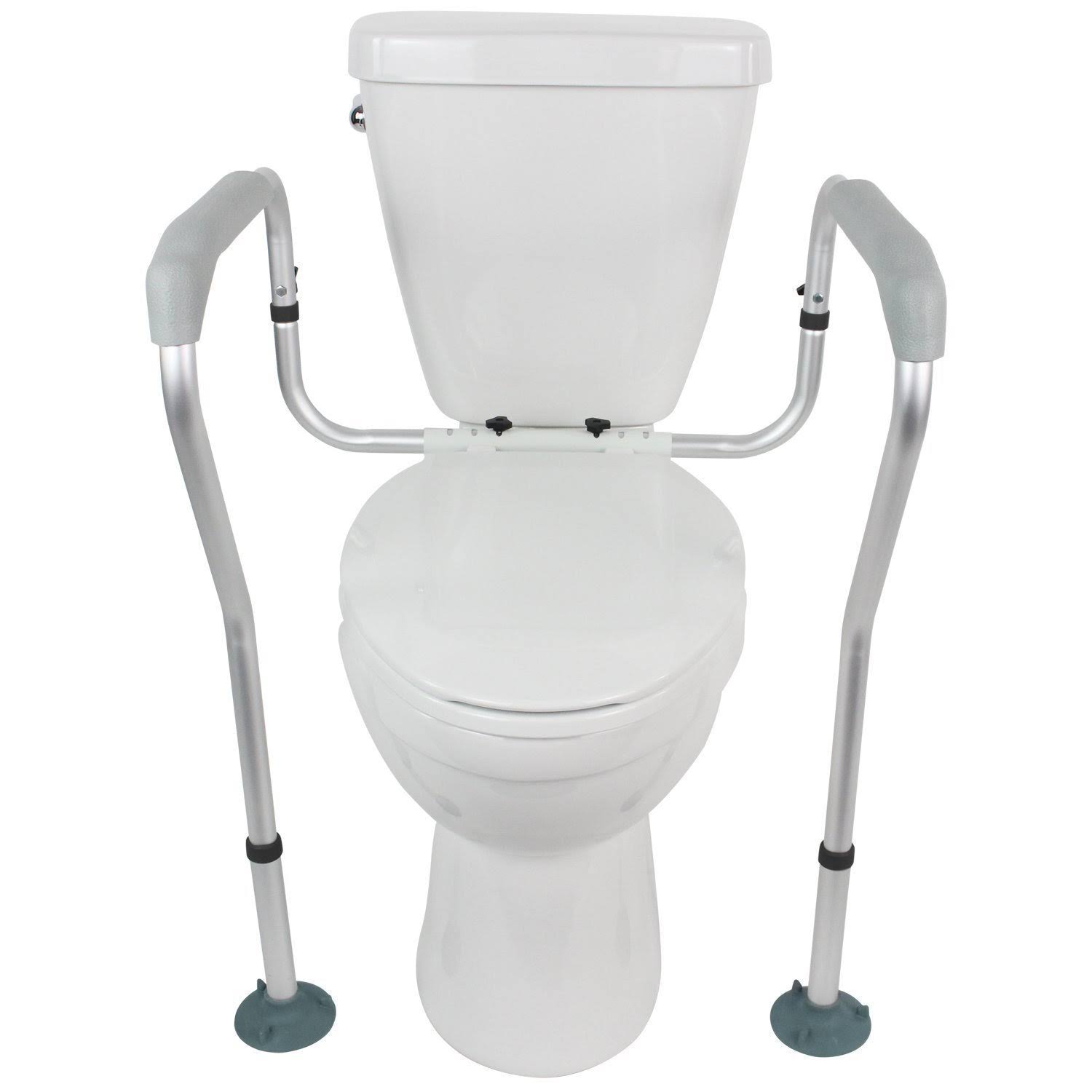 Vive Toilet Rail Bathroom Safety Frame for Elderly Handicap and Disabled