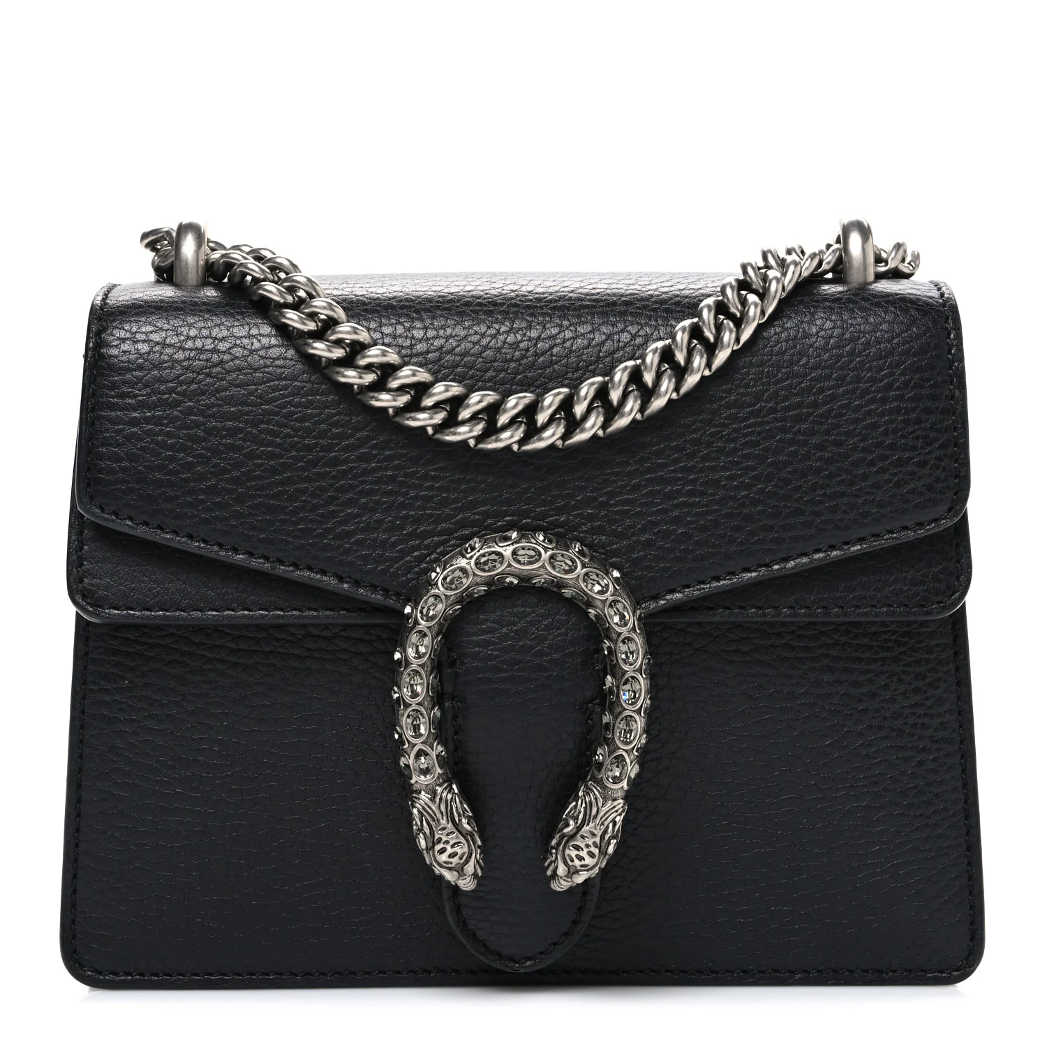 Calfskin Mini Dionysus Shoulder Bag Black