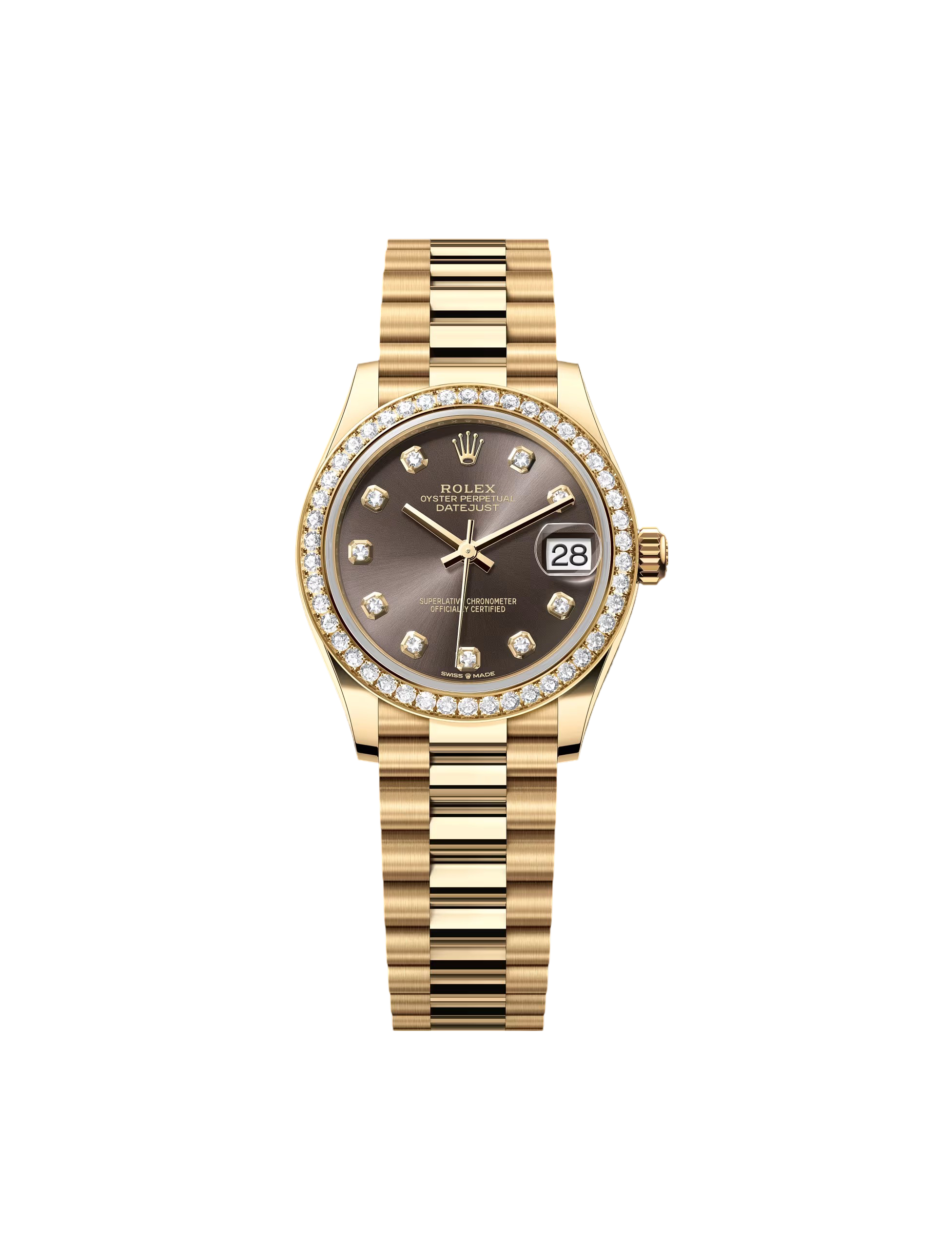 【Super Clone】RLX Datejust m278288RBR-0030 Dark Grey 31mm Dial President Bracelet Watch
