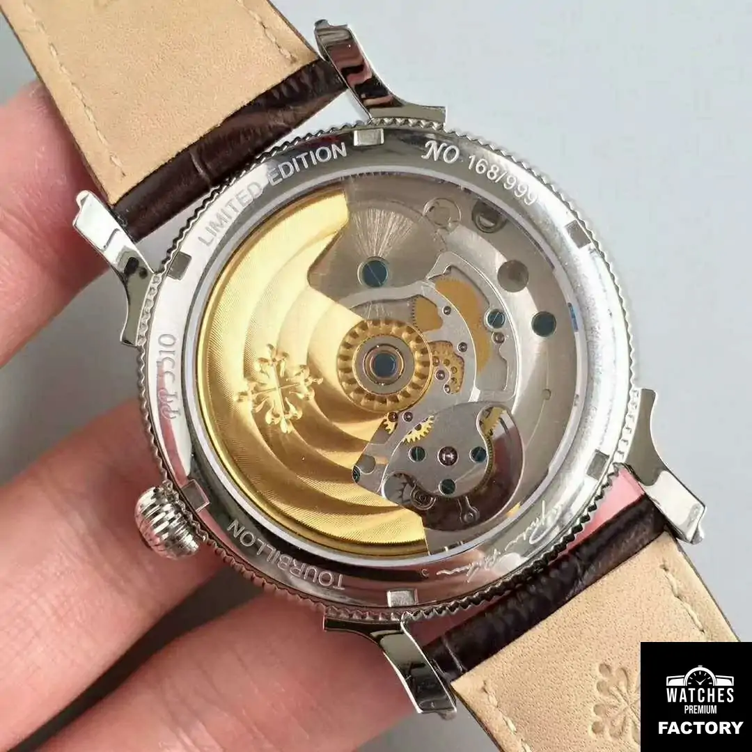 Patek Philippe Tourbillon Moonphase Black Dial