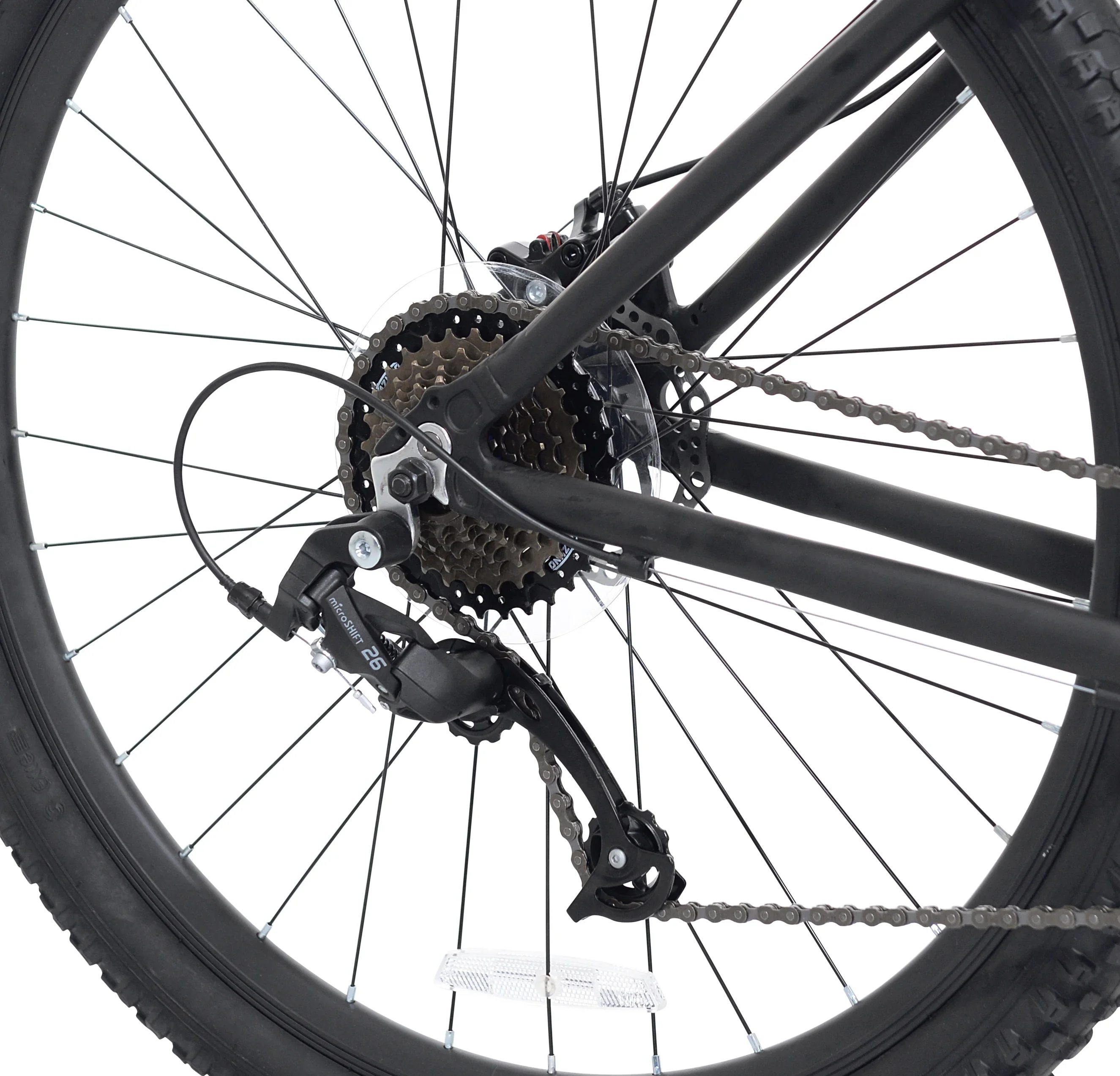 Ozark Trail 27.5 Vibe Mountain Bicycle, Small Frame, Fits Riders 5'0 - 5'6, Black, Adult, Unisex