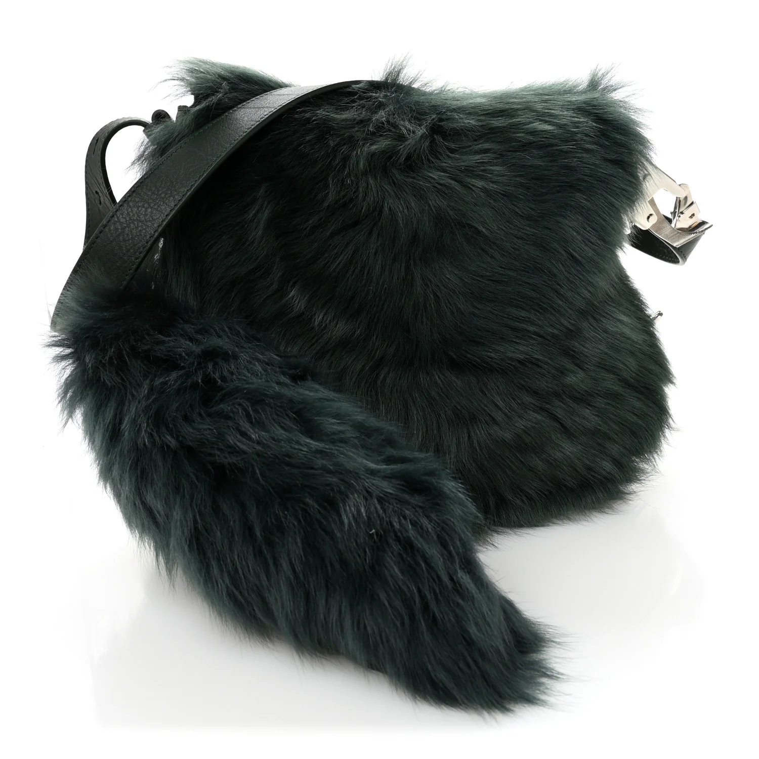 Shearling Small Knight Crossbody Bag Vine