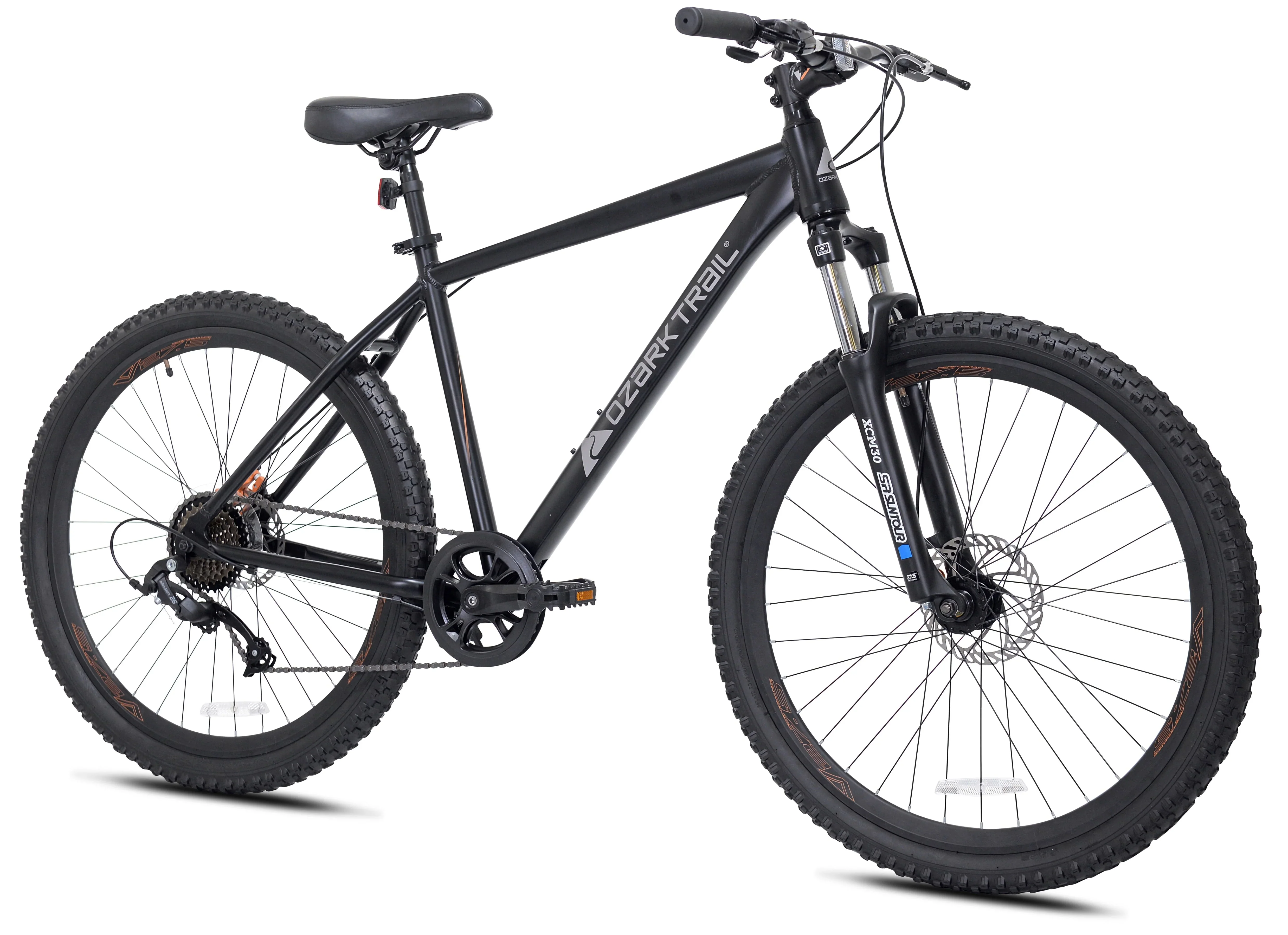 Ozark Trail 27.5 Vibe Mountain Bike, Large Frame, Black, Adult, Unisex