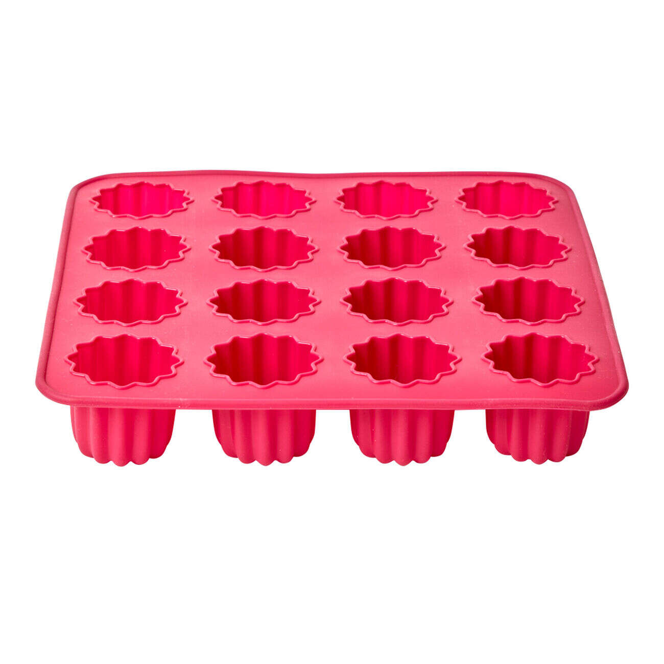 Moule silicone rose 16 cannelés