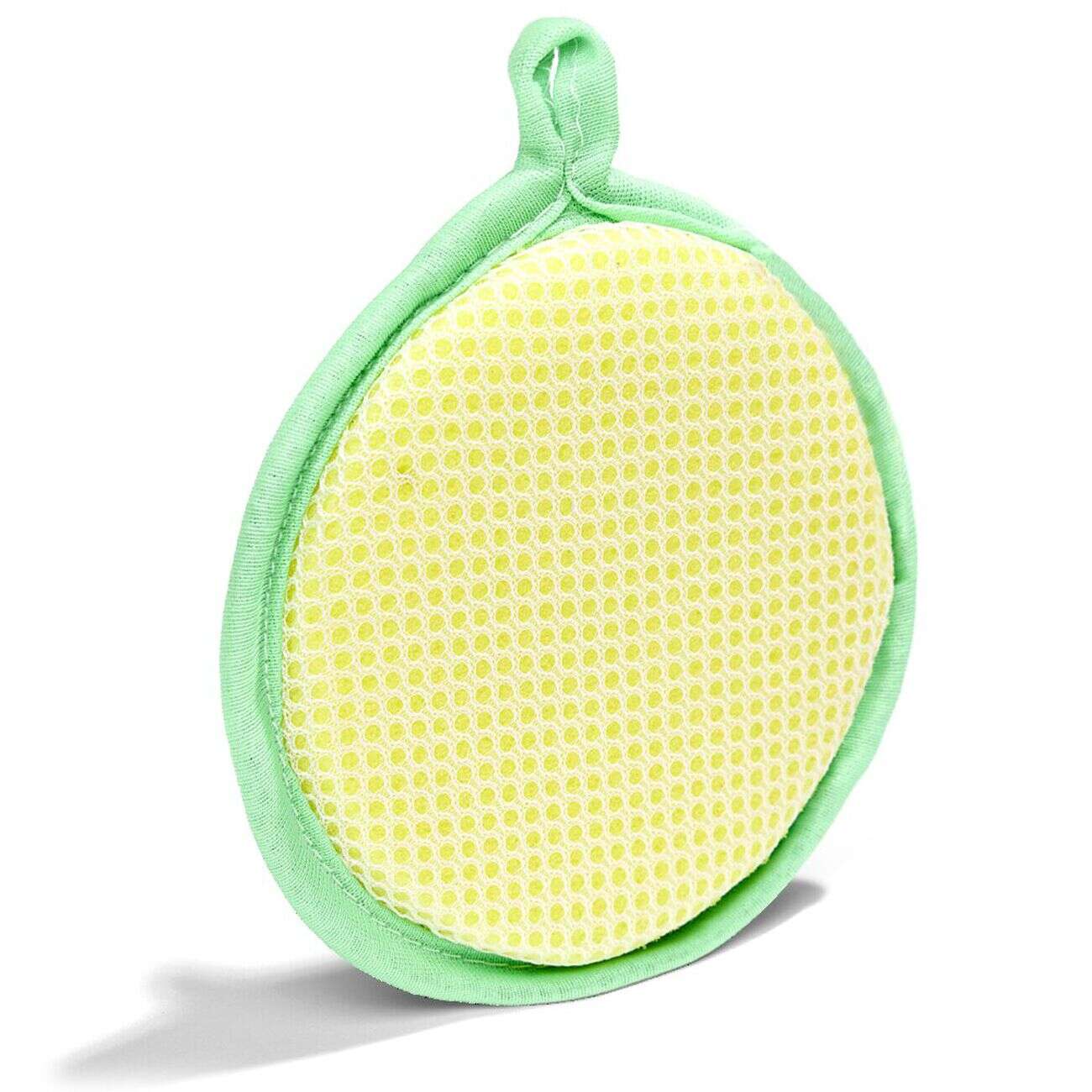 Lot de 5 éponges à vaisselle double-face récurante et nettoyante