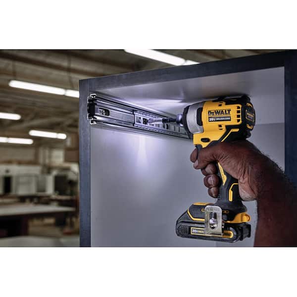 ATOMIC 20V MAX Cordless Brushless Compact 1/4 in. Impact Driver, (2) 20V 1.3Ah Batteries, Charger, and Bag - Image 9