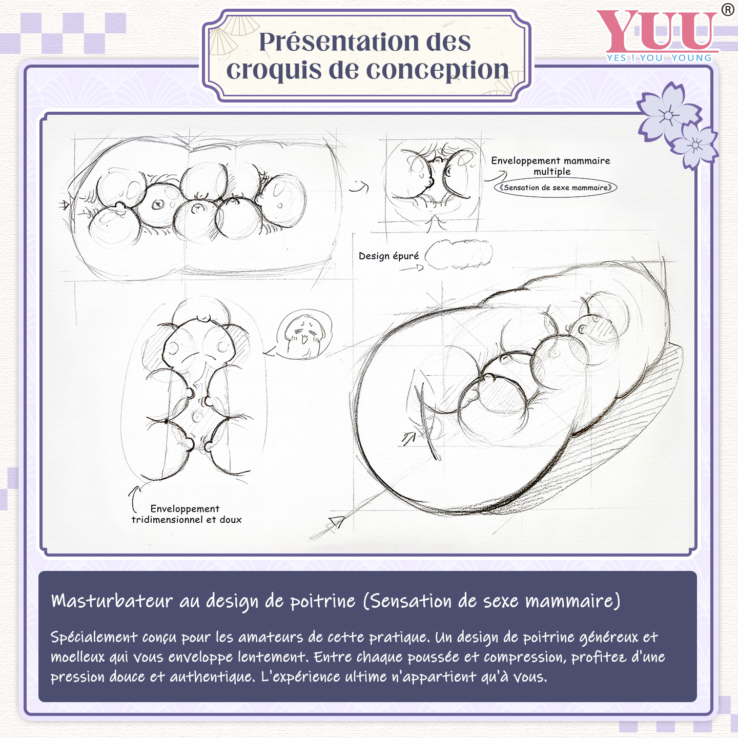 Matériau TPE premium doux avec excellent contrôle de l'huile.