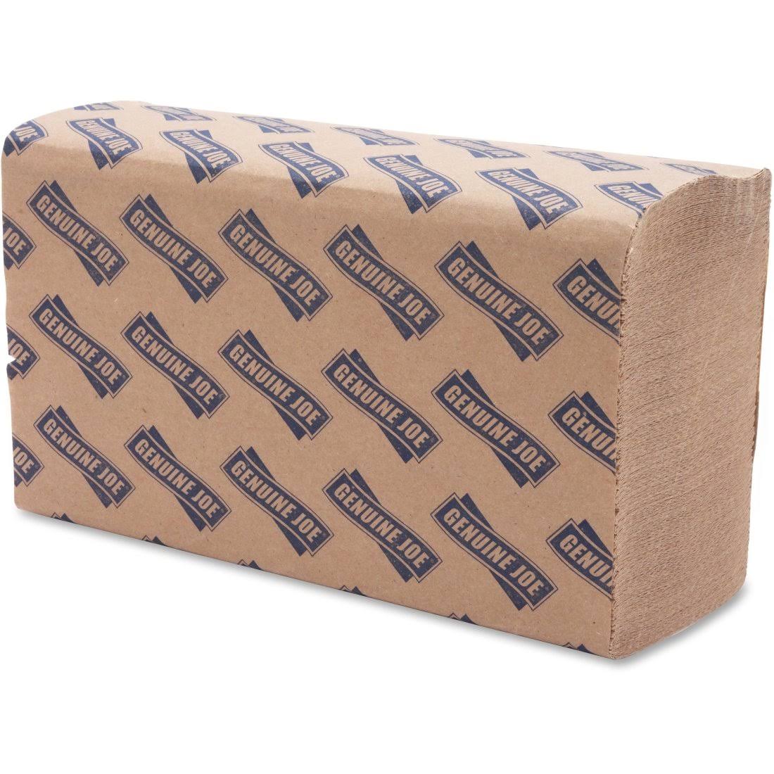 GJO21040 - Genuine Joe Multifold Natural Towels