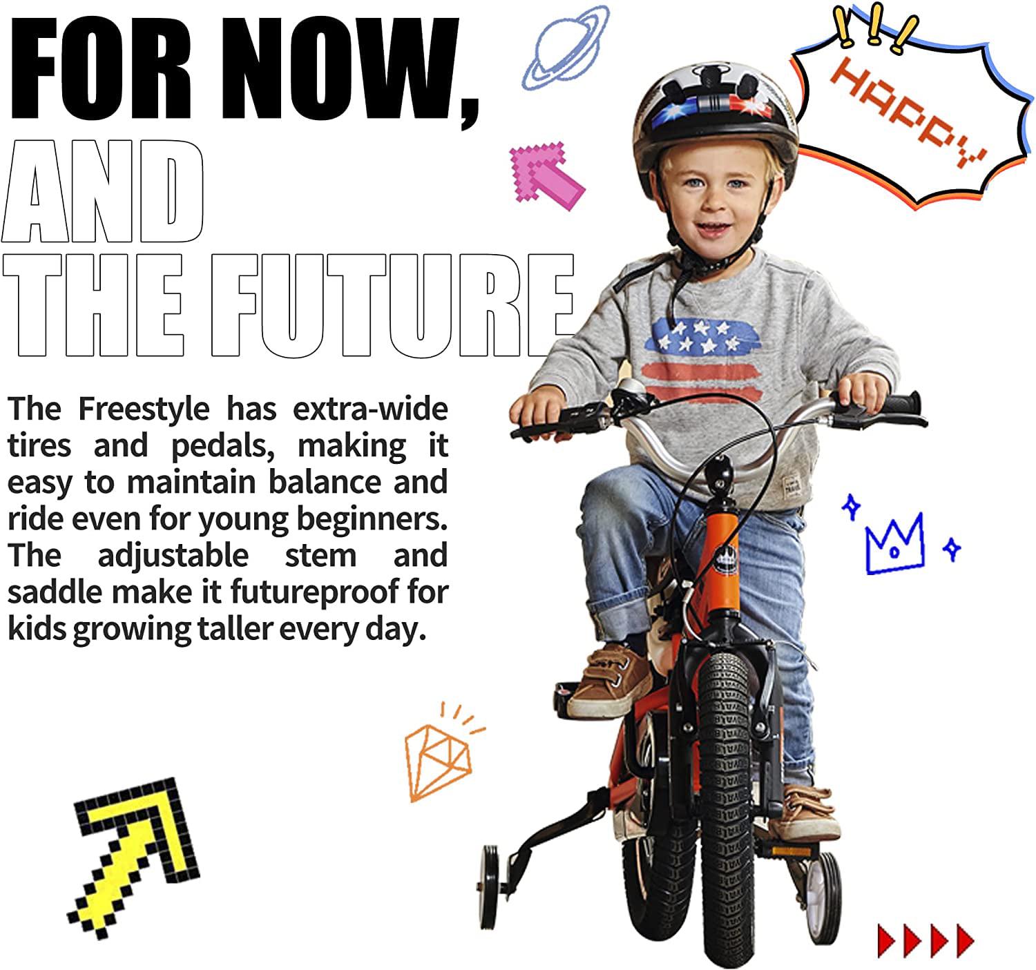 Royalbaby Freestyle 18 in Pink Kids Bike Boys and Girls Bike with Kickstand and Water Bottle