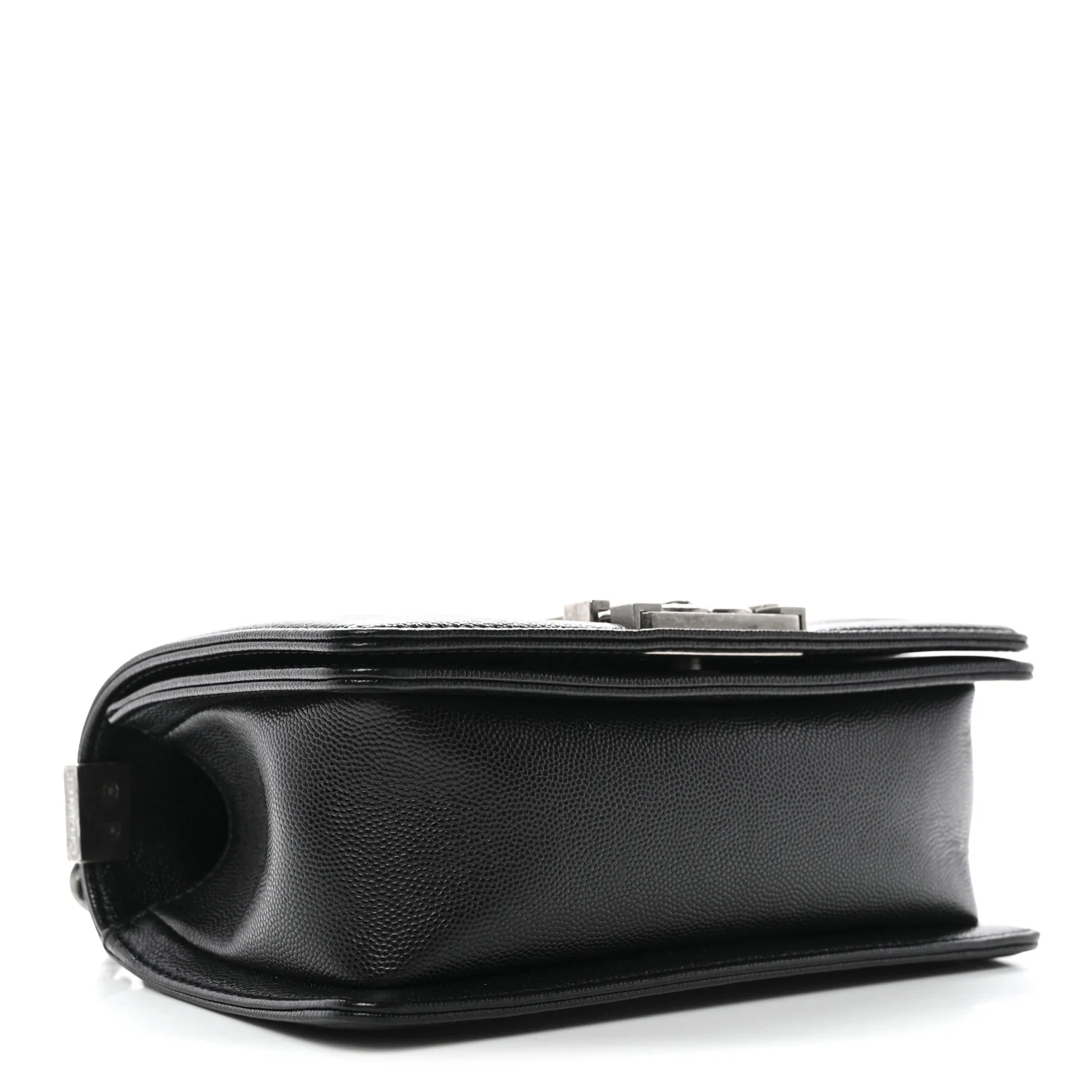 Caviar Quilted Small Boy Flap Black