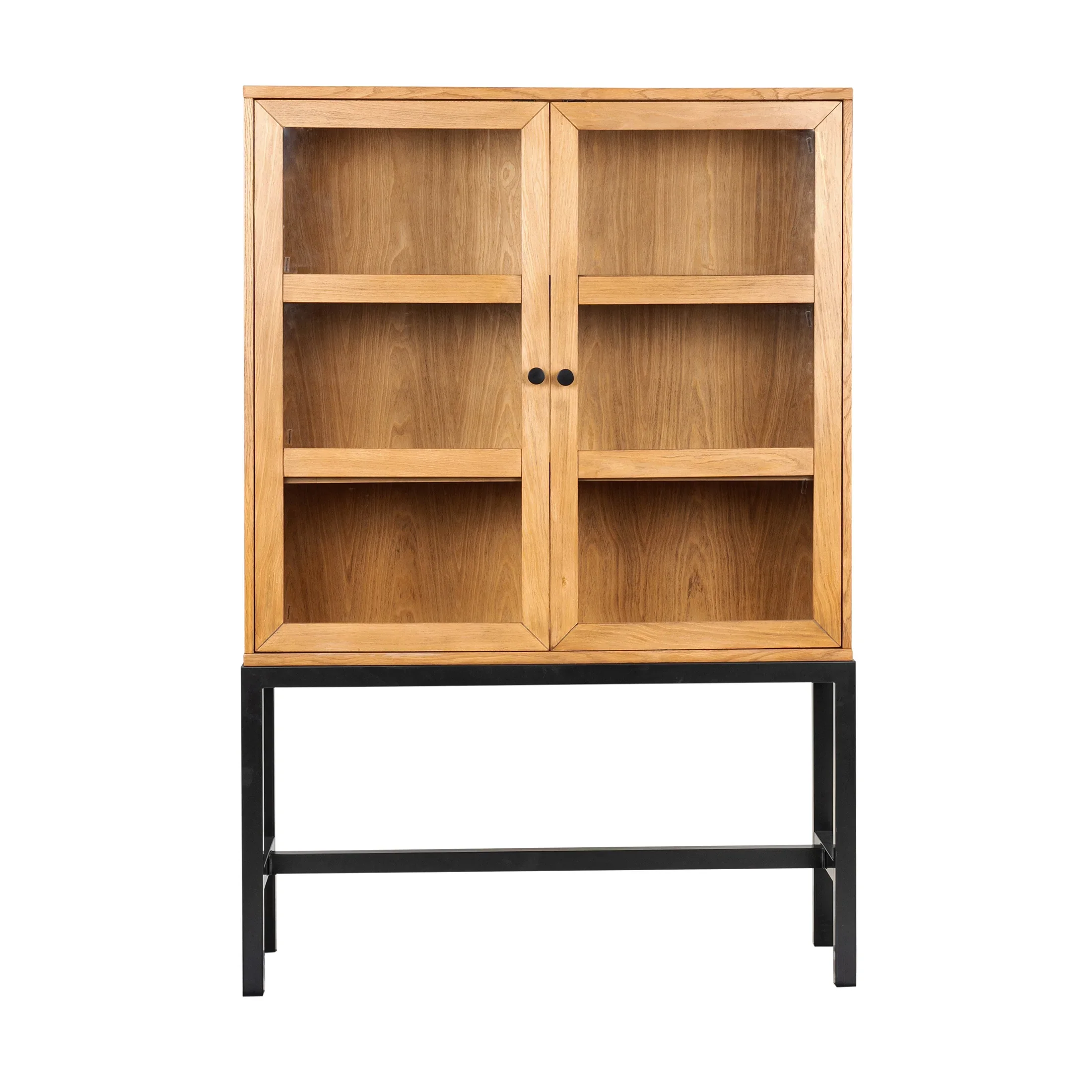 Better Homes & Gardens Ezra China Cabinet, Light Honey Finish