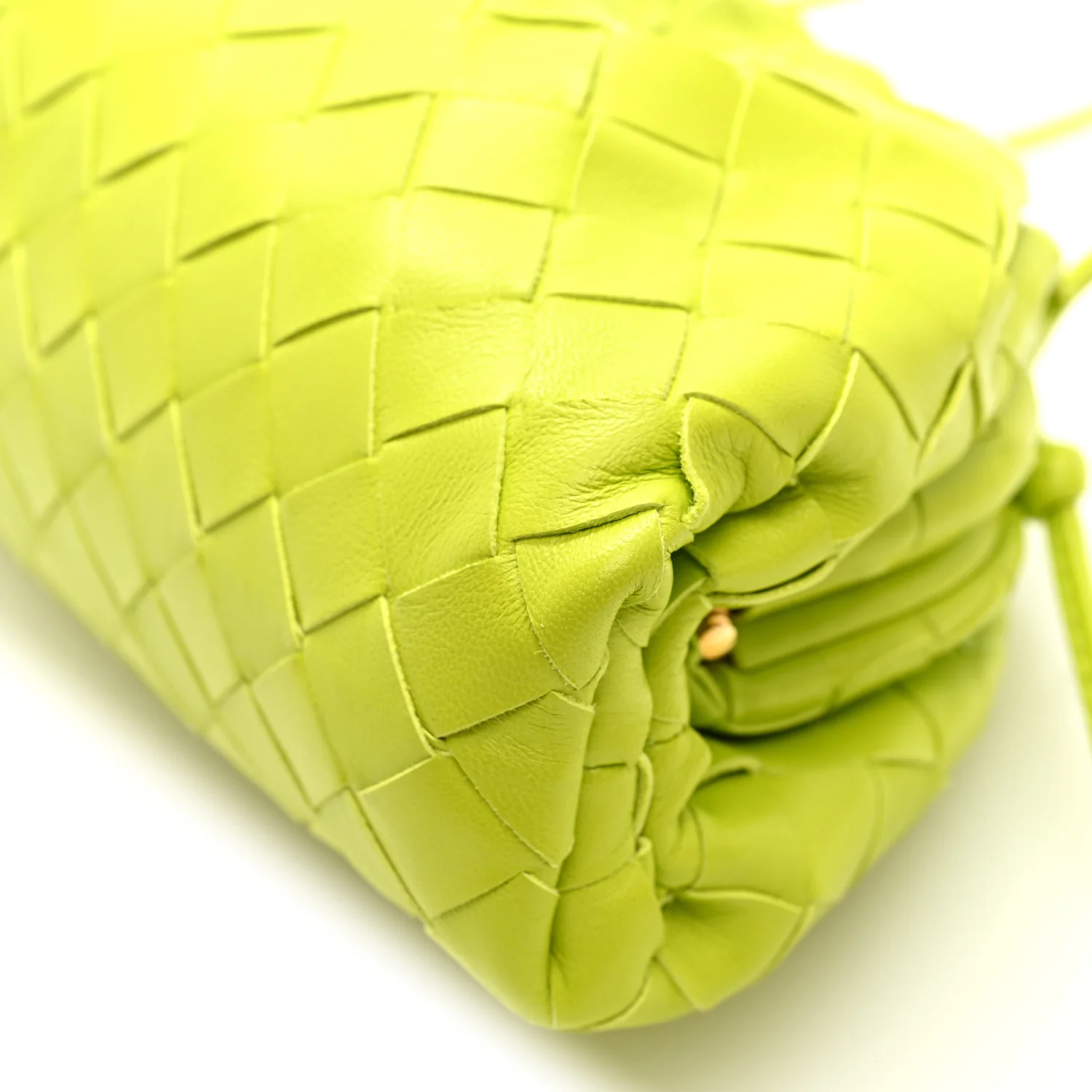 Nappa Intrecciato The Mini Pouch Kiwi